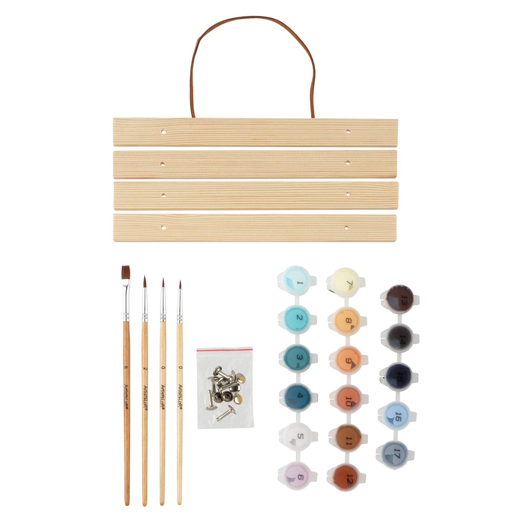 8&#x22; x 10&#x22; Mystical Forest Paint-by-Number Kit with Wood Display Hanger by Artist&#x27;s Loft&#xAE;