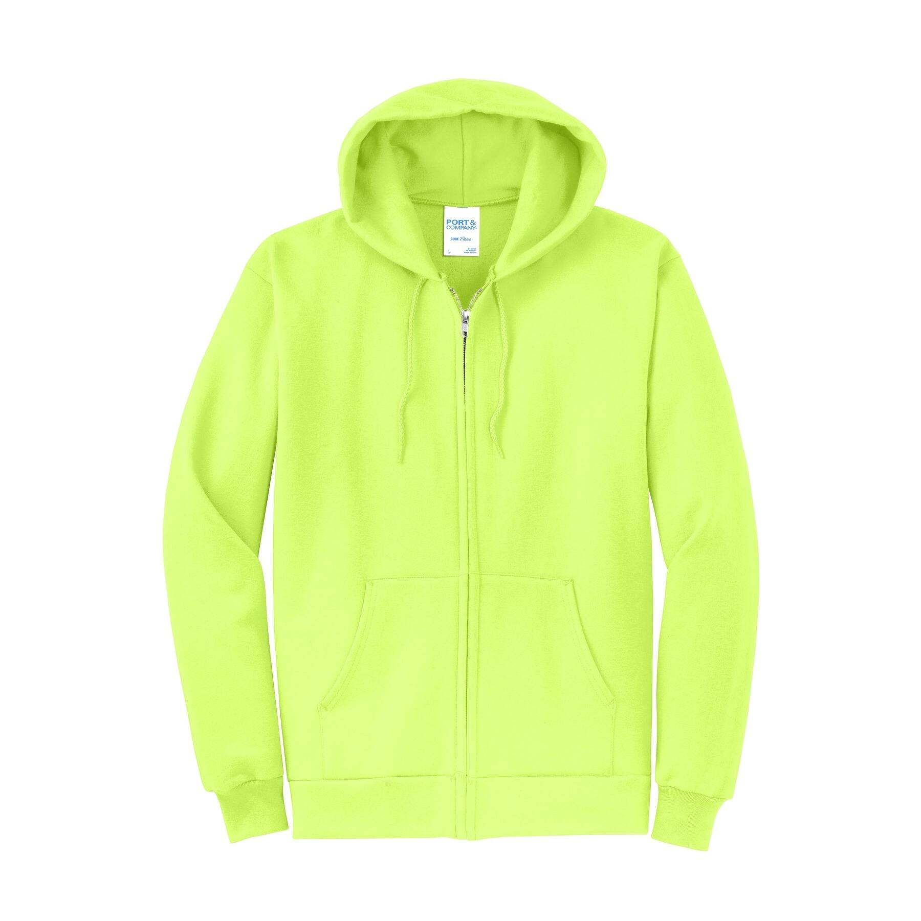 Port & Company® Core Fleece Full-Zip Hooded Sweatshirt