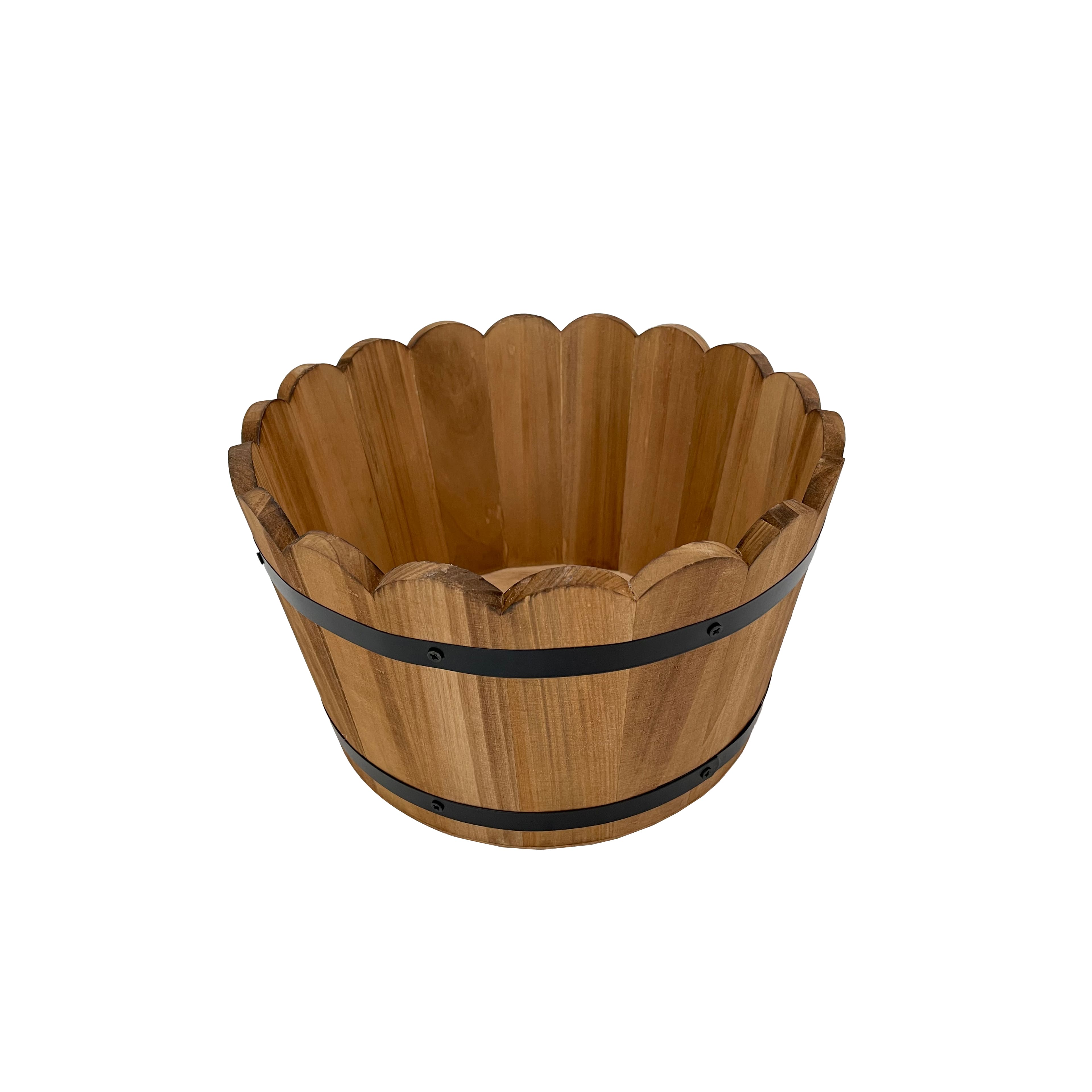 10&#x22; Wood &#x26; Metal Barrel by Ashland&#xAE;