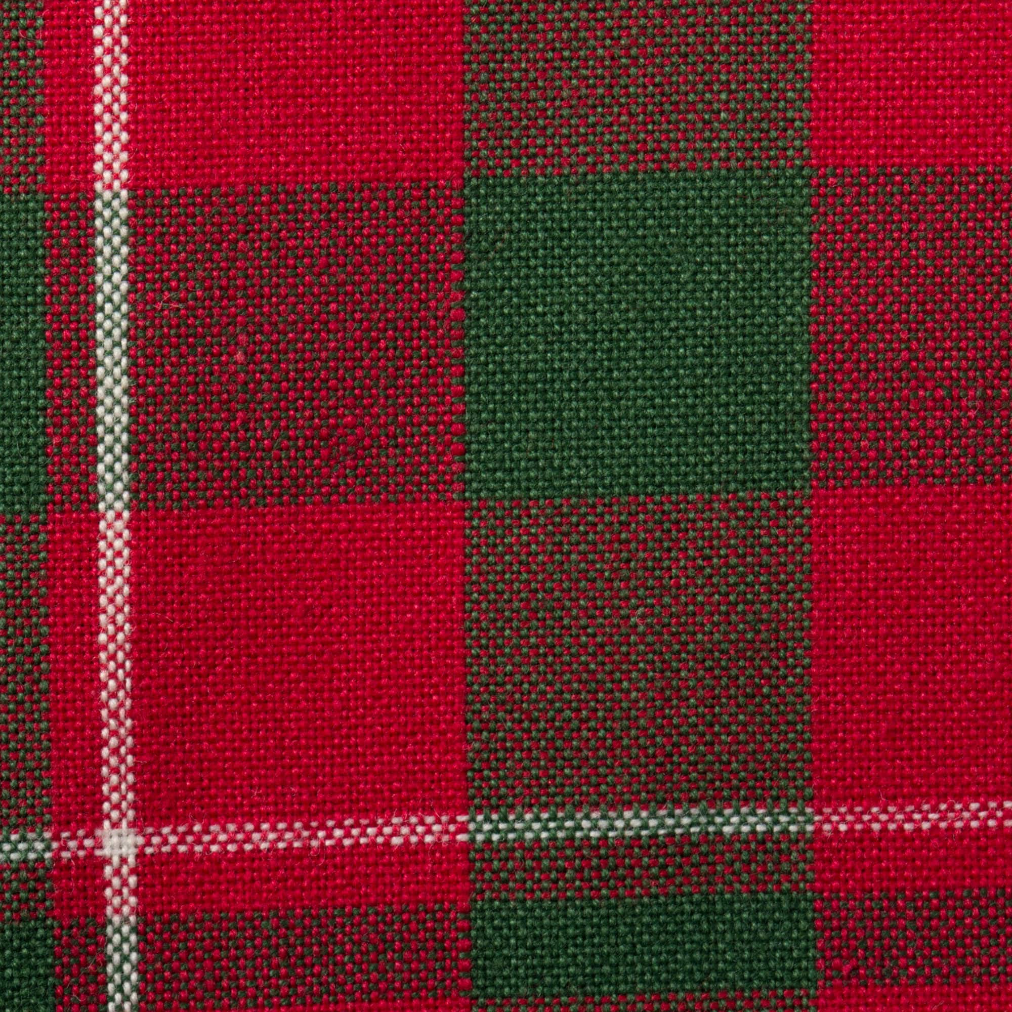 DII® 52" Tartan Holly Plaid Tablecloth