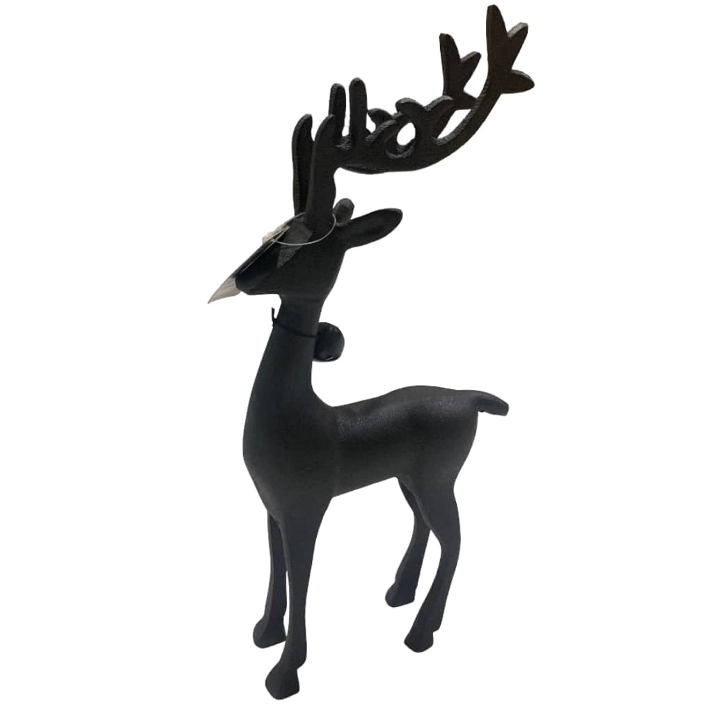 Black Standing Reindeer Metal Tabletop D&#xE9;cor by Ashland&#xAE;