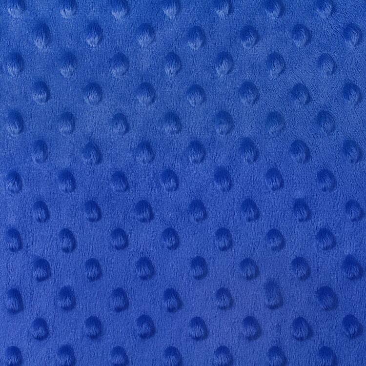 Royal Blue Minky Dot