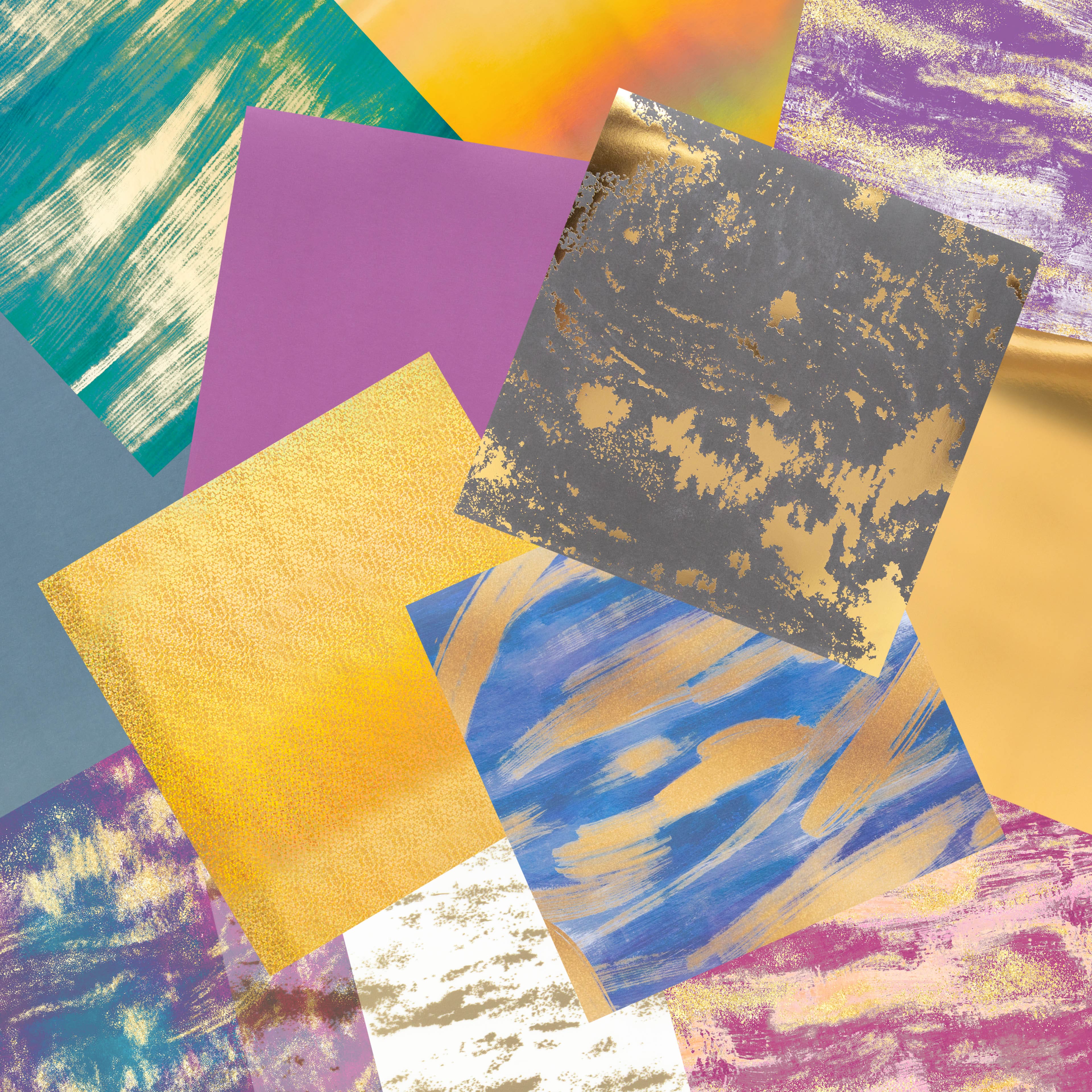 12&#x22; x 12&#x22; Glisten &#x26; Gleam Paper Pad by Recollections&#x2122;, 24 Sheets