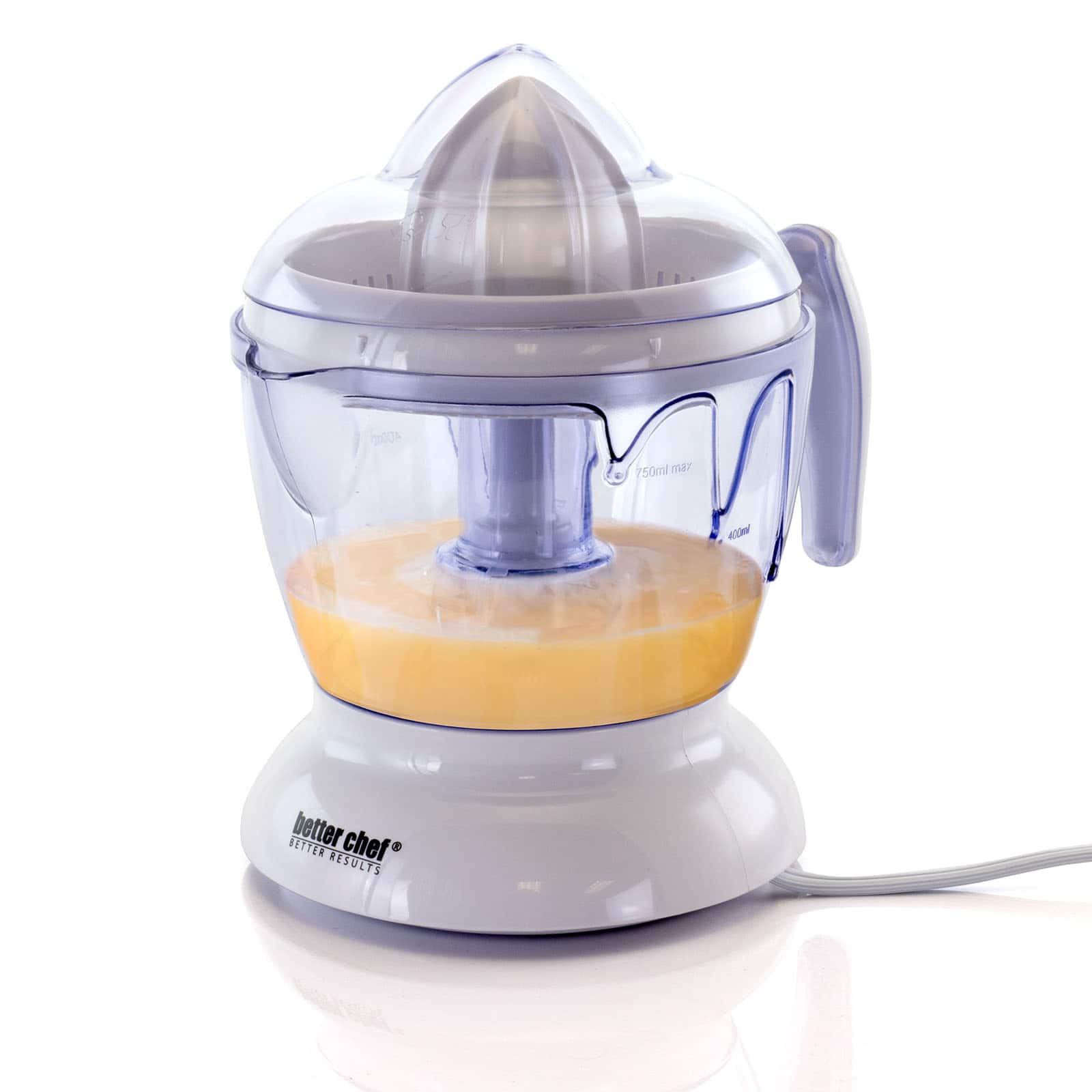 Better Chef 25oz. White Electrical Citrus Juicer