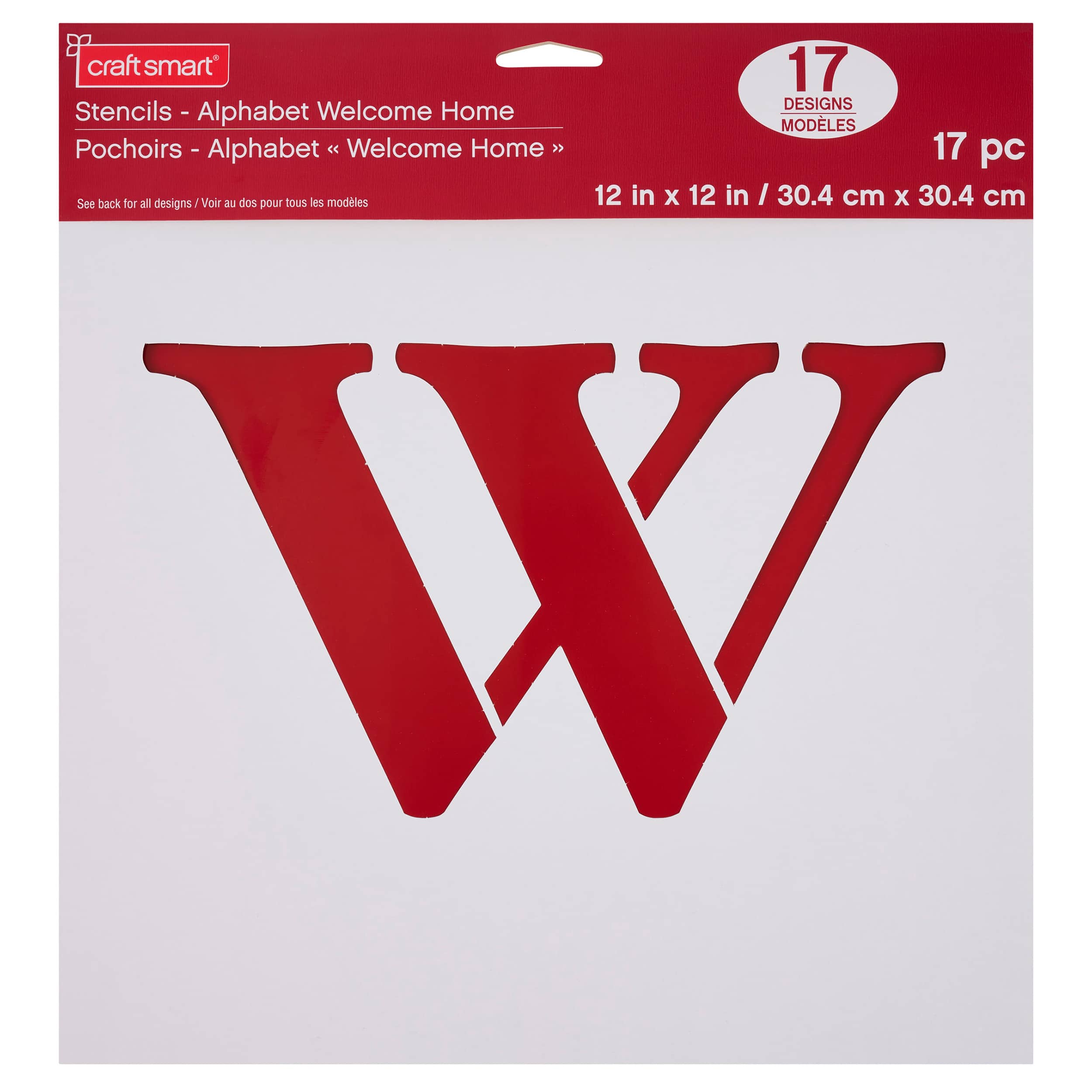 Welcome Home Stencils, 12" x 12" by Craft Smart®