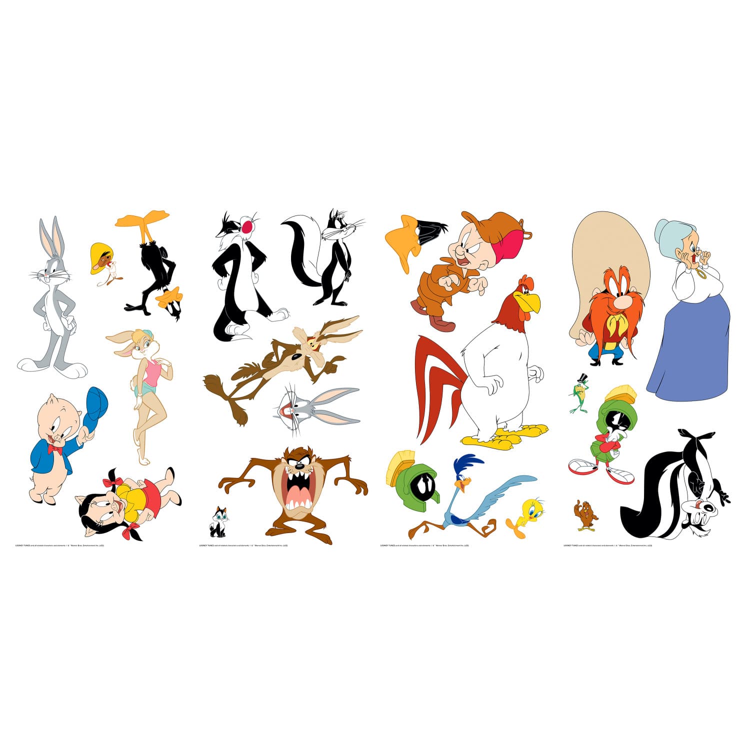 RoomMates Looney Tunes Peel & Stick Wall Decal Set