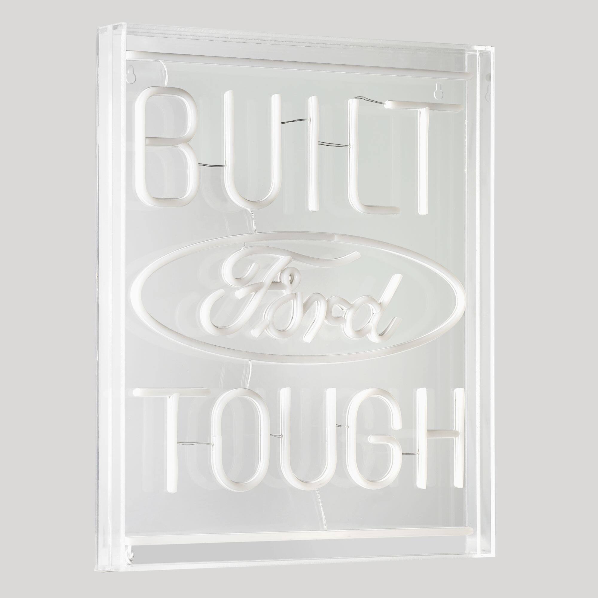 American Art D&#xE9;cor&#x2122; 20&#x22; Licensed Ford Built Tough Acrylic LED Wall D&#xE9;cor Sign