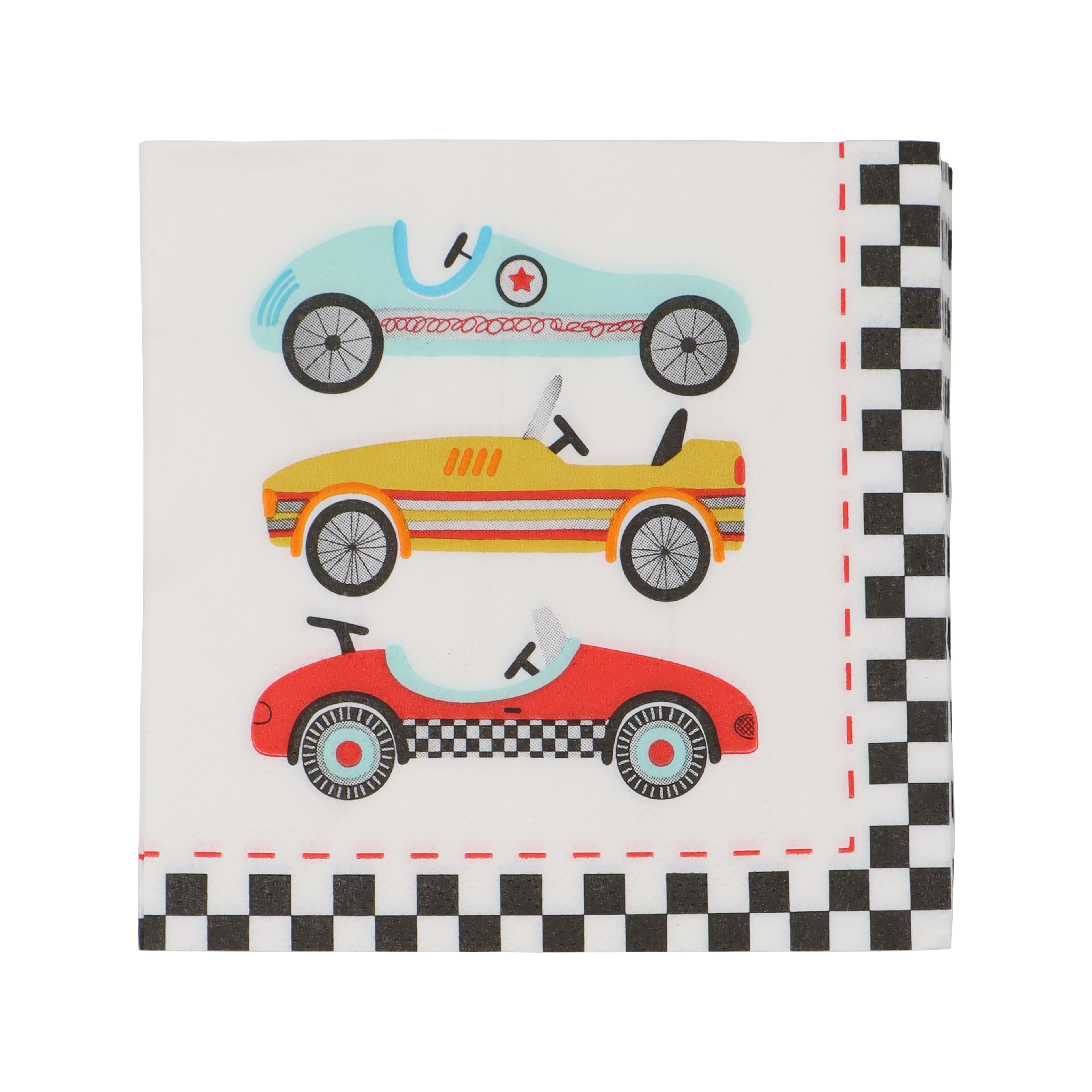 Race Cars Beverage Napkins, 20ct. by Celebrate It&#x2122;