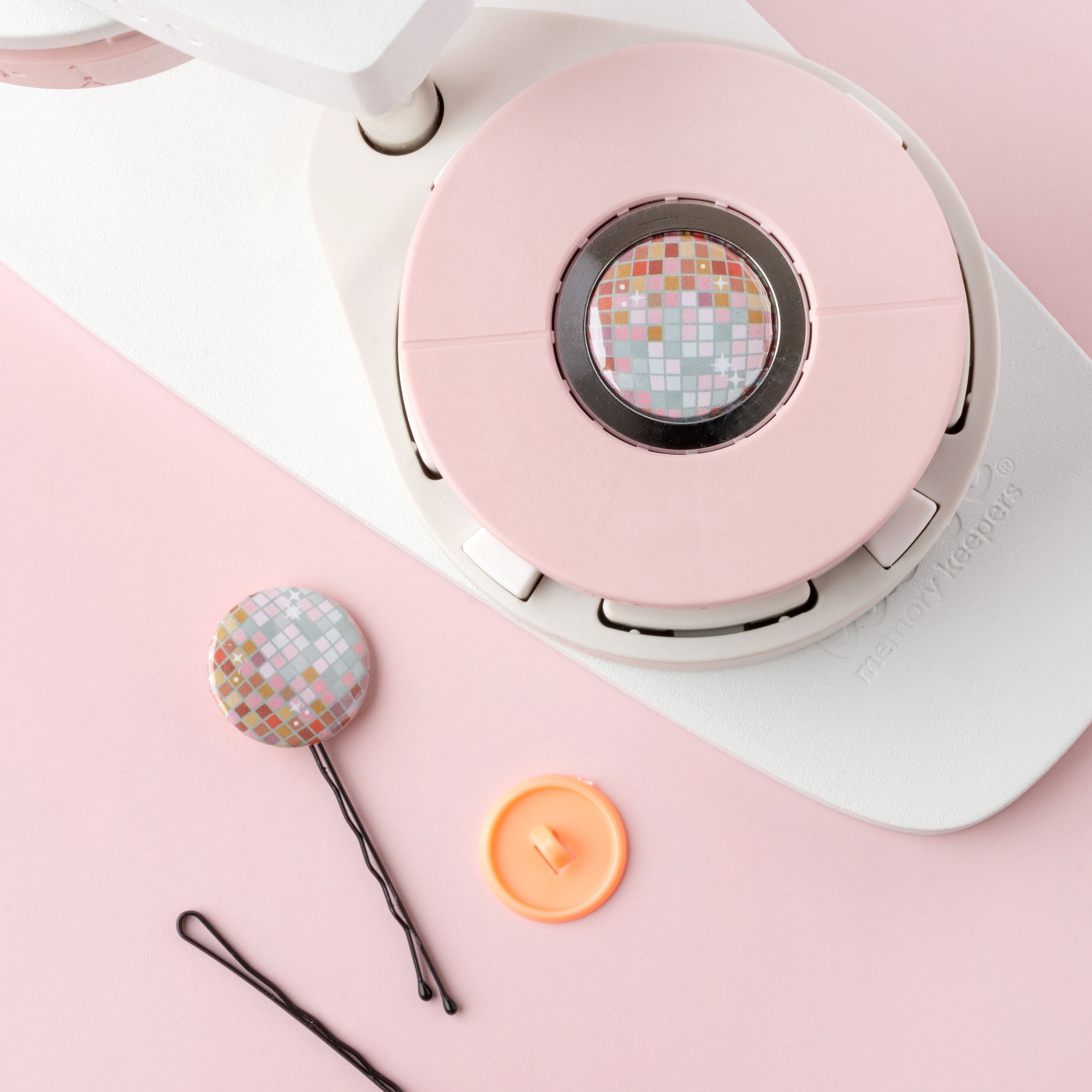 We R Memory Keepers® Button Press™ Bobby Pin Backers Kit, Makes 5