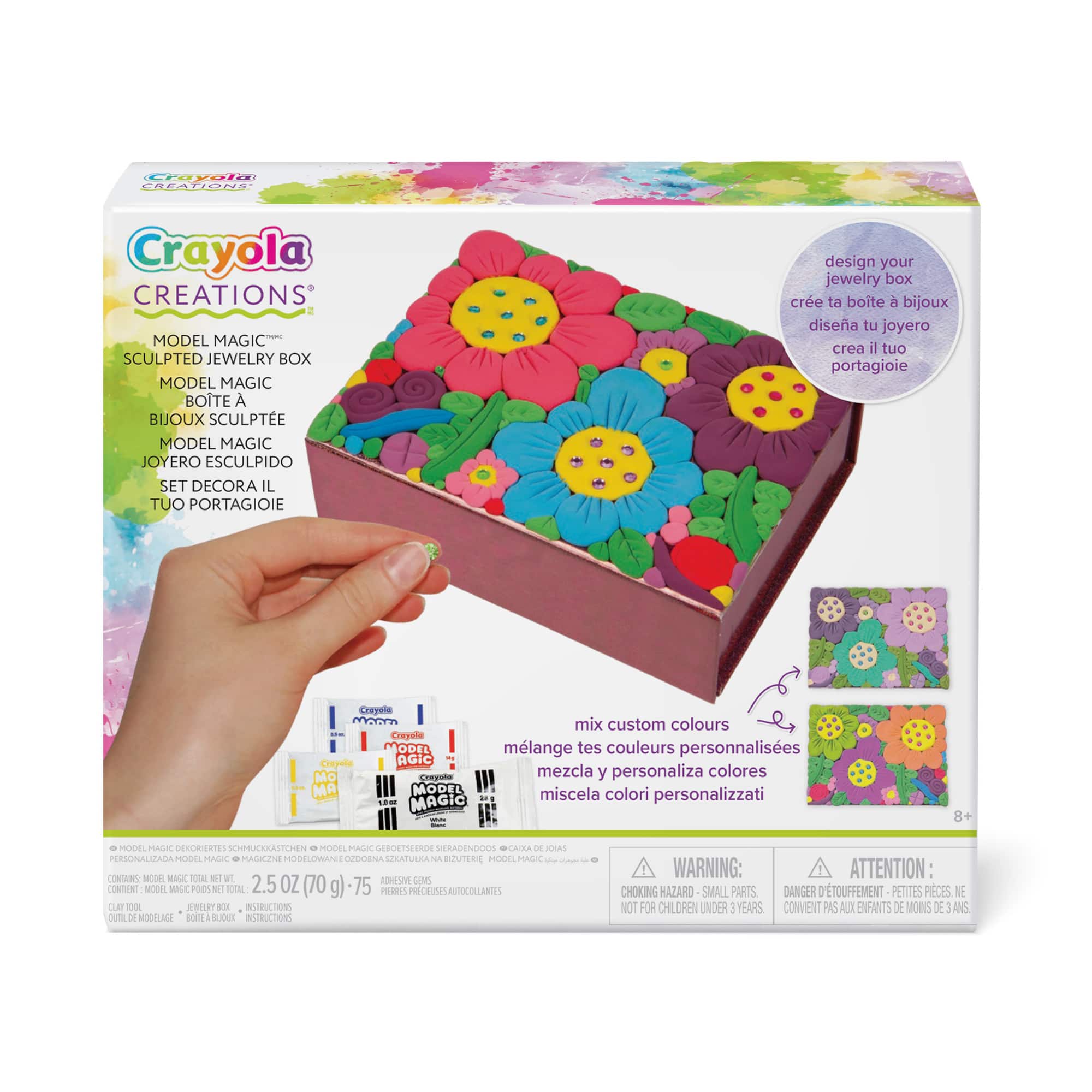 Crayola Creations® Model Magic™ Sculpted Jewellery Box Kit