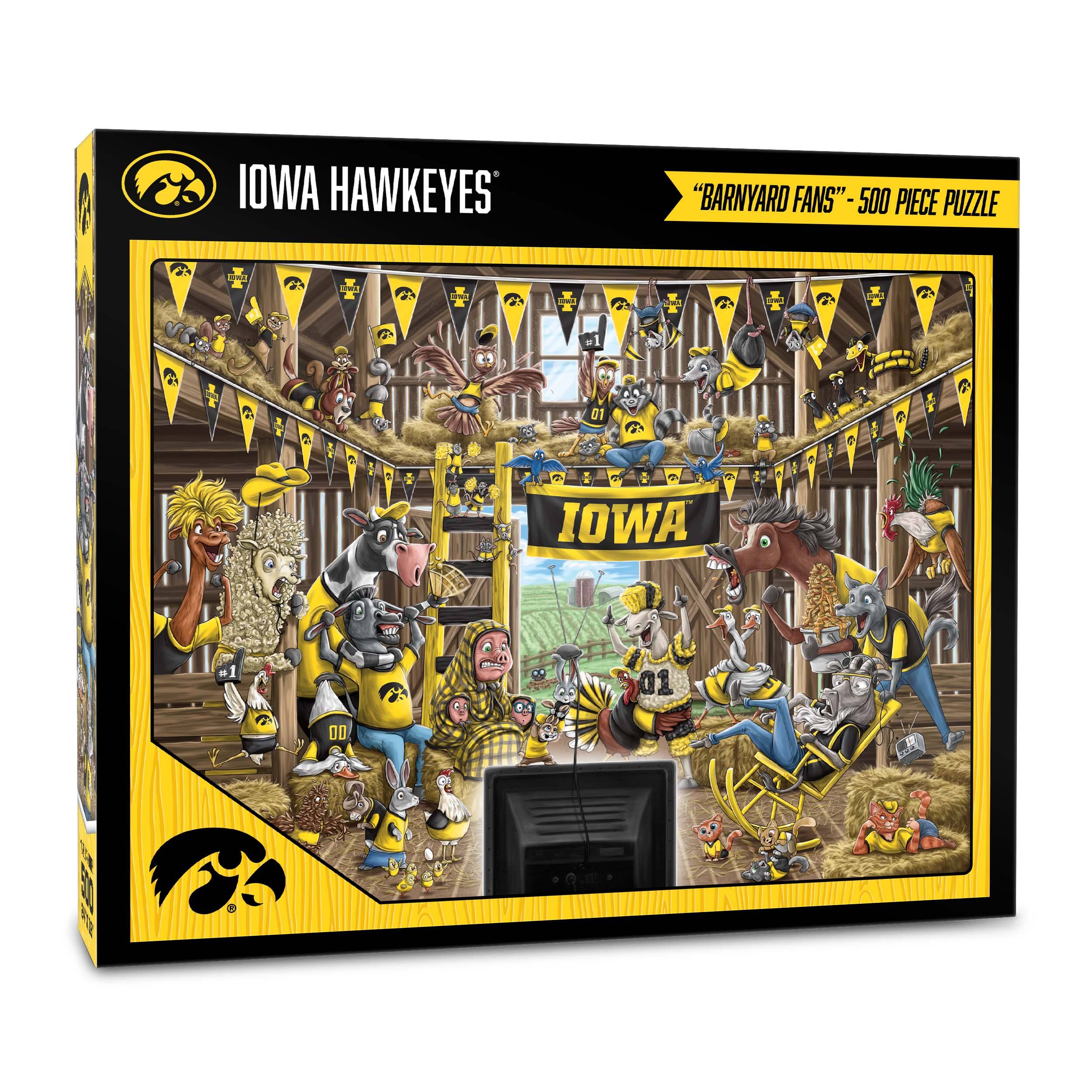 College Barnyard Fans 500 Piece Puzzle By Youthefan in Iowa Hawkeyes | 18" x 24" | Michaels&reg;