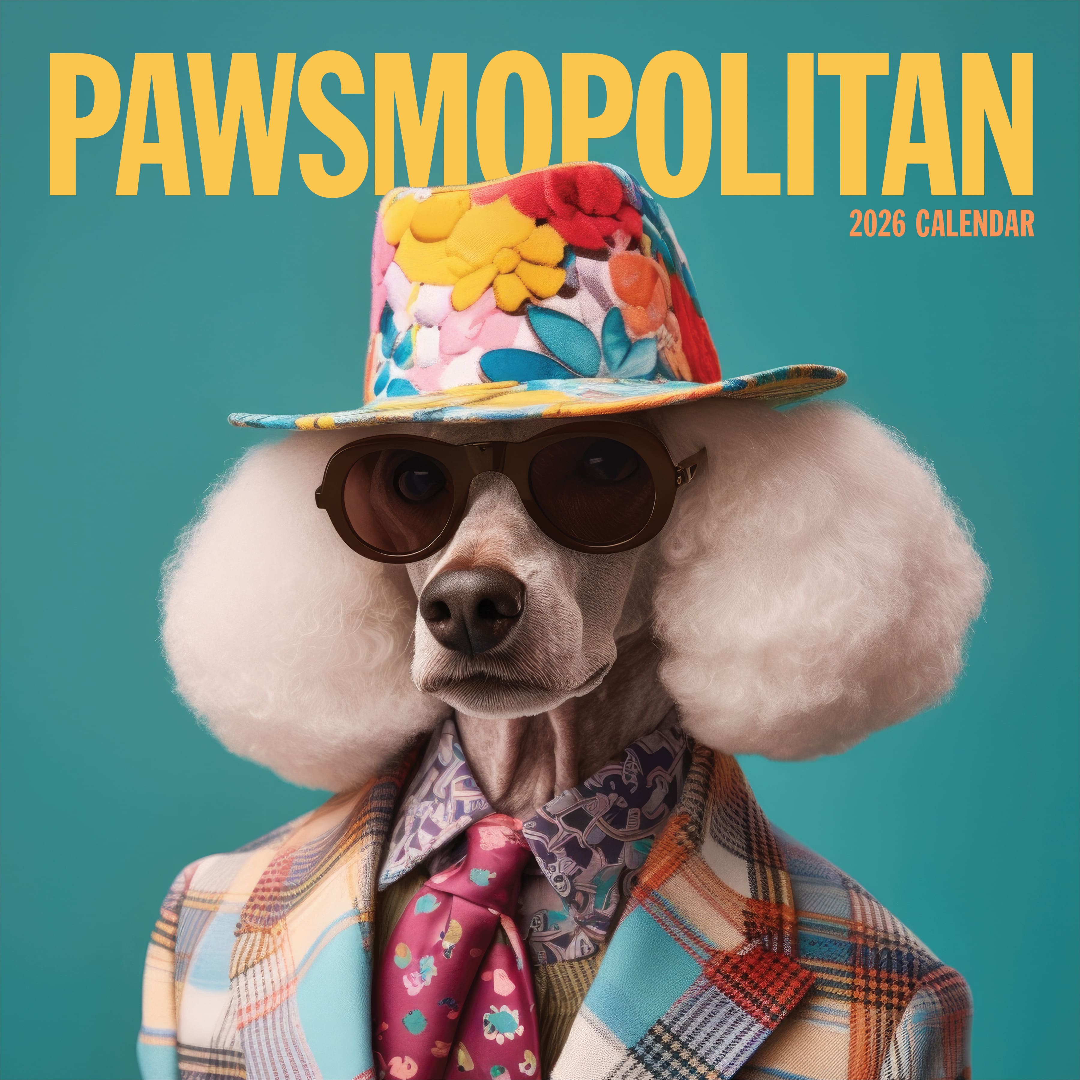 2026 Pawsmopolitan Wall Calendar