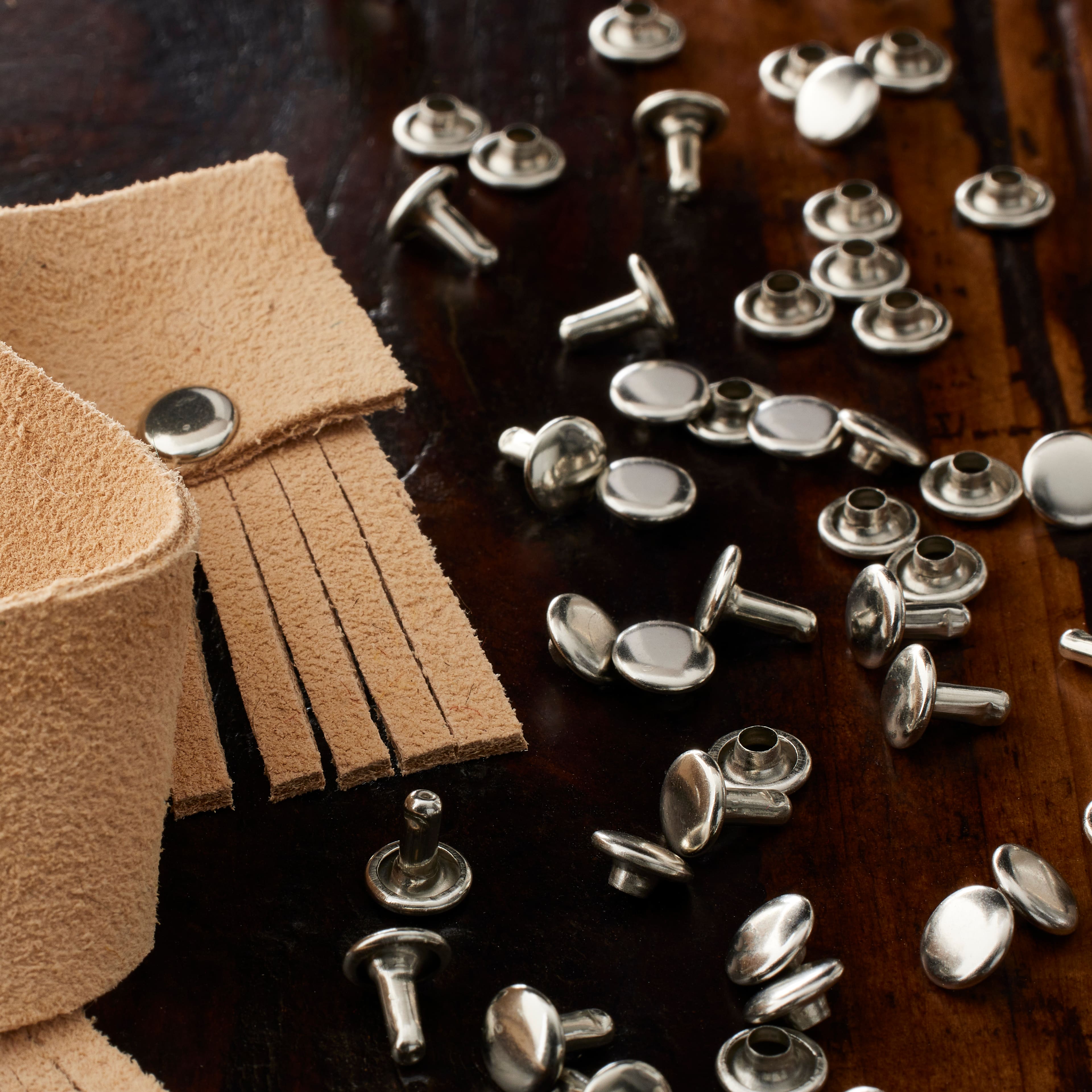 Small Nickel Double-Cap Rivets, 100ct. by Make Market®