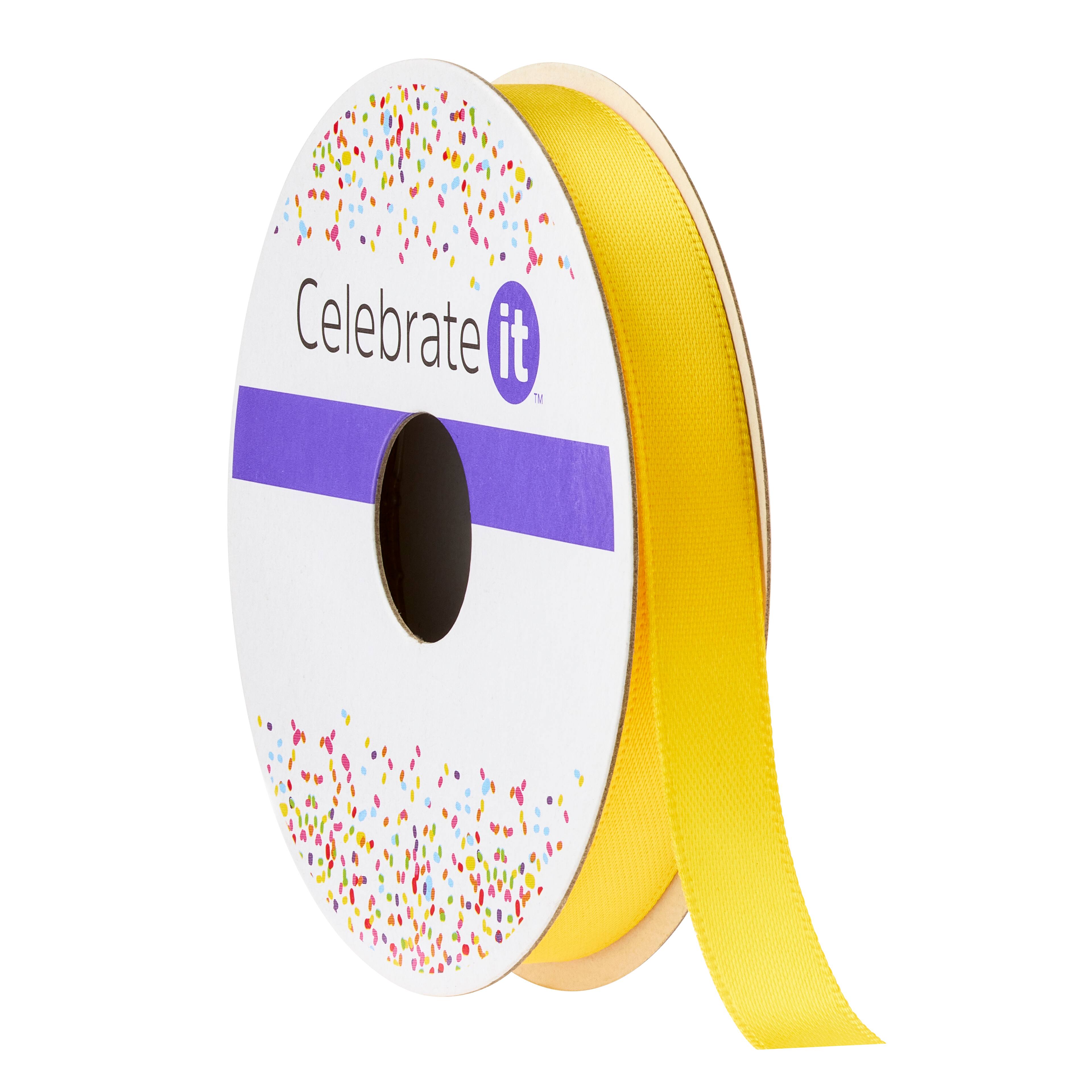 3/8" x 5yd. Satin Ribbon by Celebrate It™