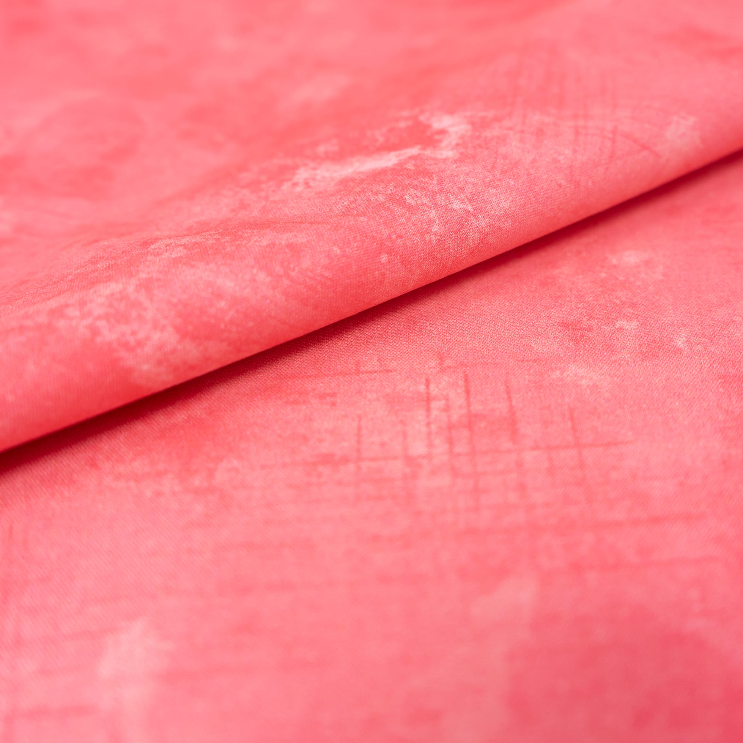 SINGER Raspberry Grunge Tonal Print Cotton Fabric