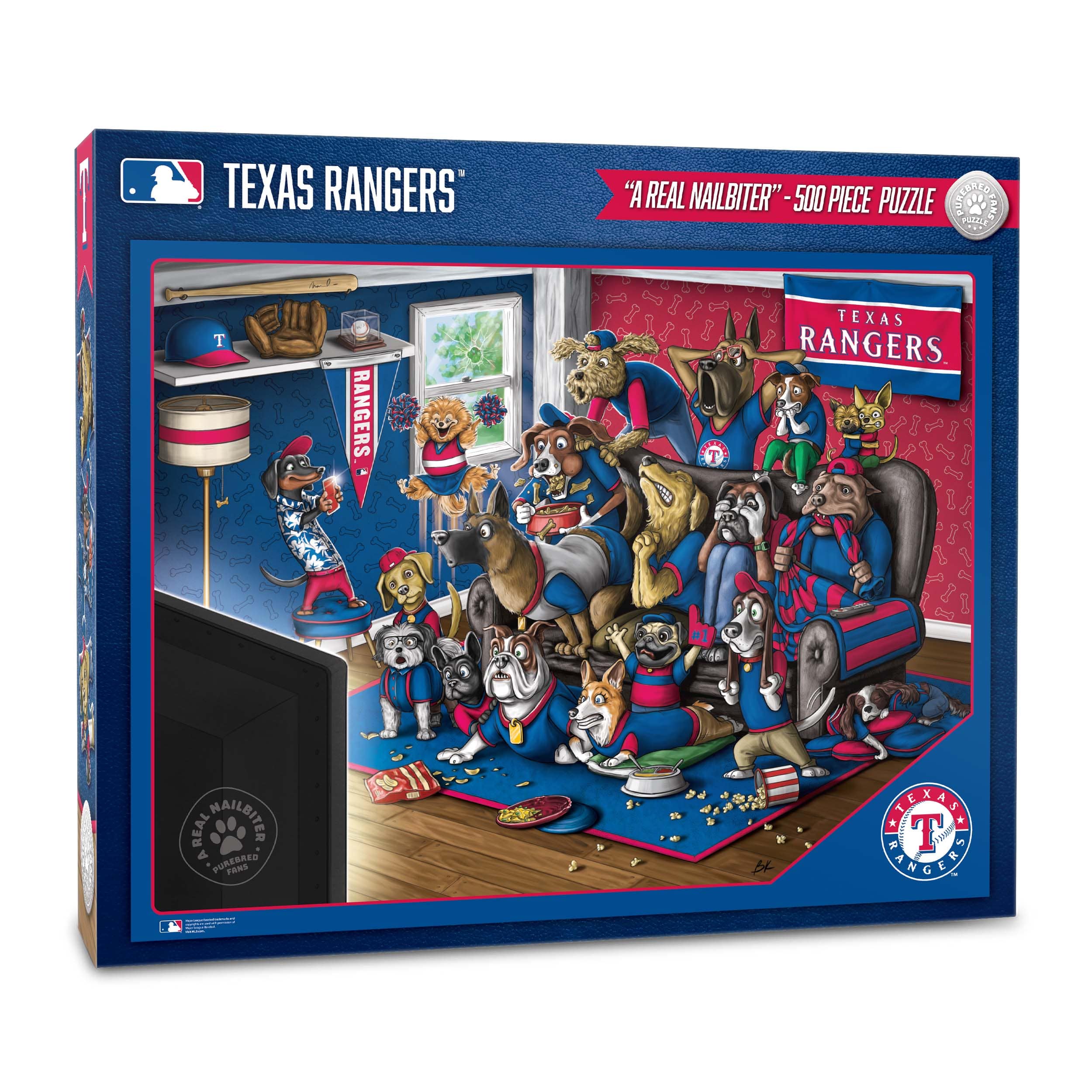MLB Purebred Fans A Real Nailbiter 500 Piece Puzzle