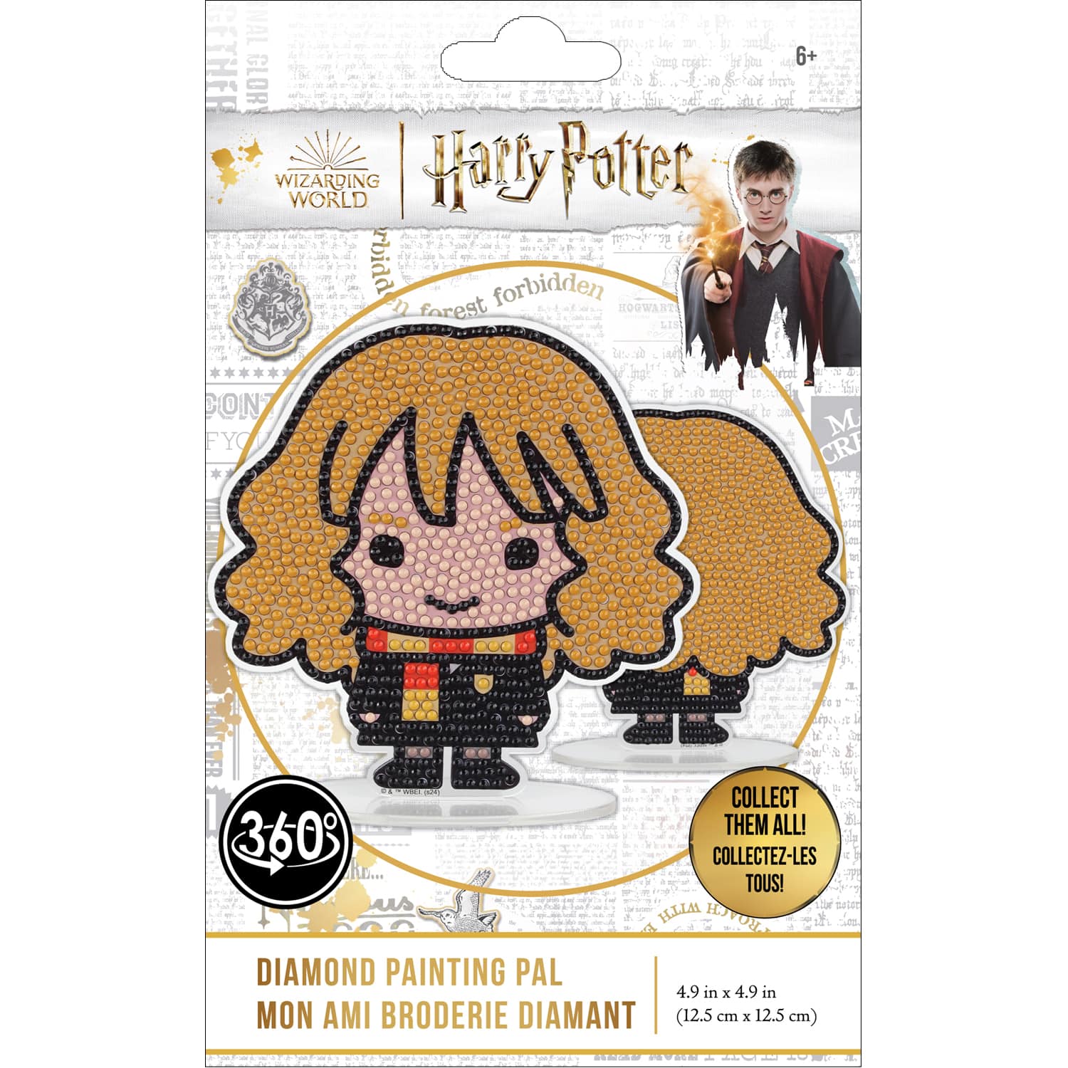 Camelot&#xAE; Dots Harry Potter&#x2122; Hermoine Diamond Painting Pal Kit