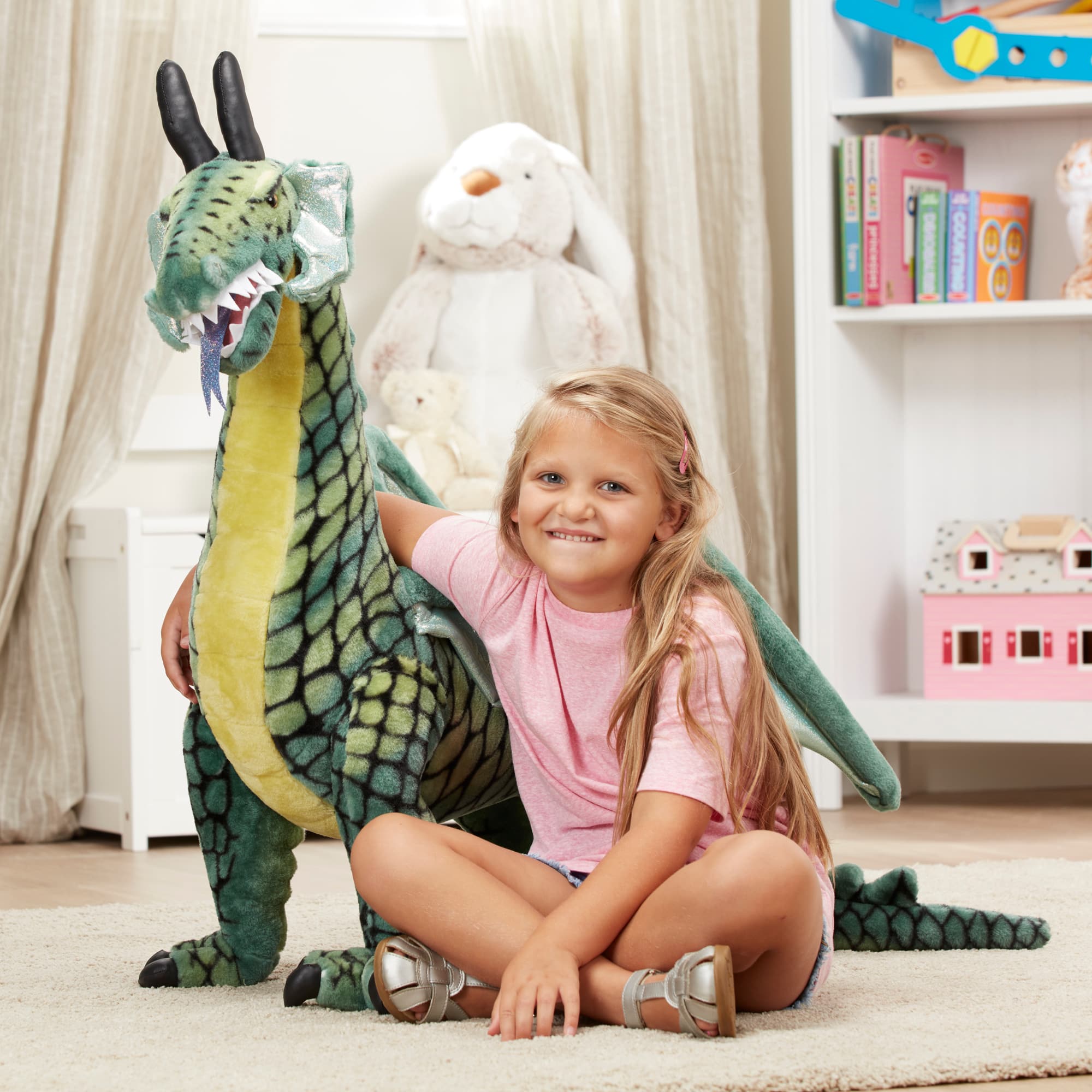 melissa and doug stuffed dragon