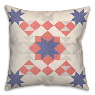 Star Quilt Throw Pillow | Michaels