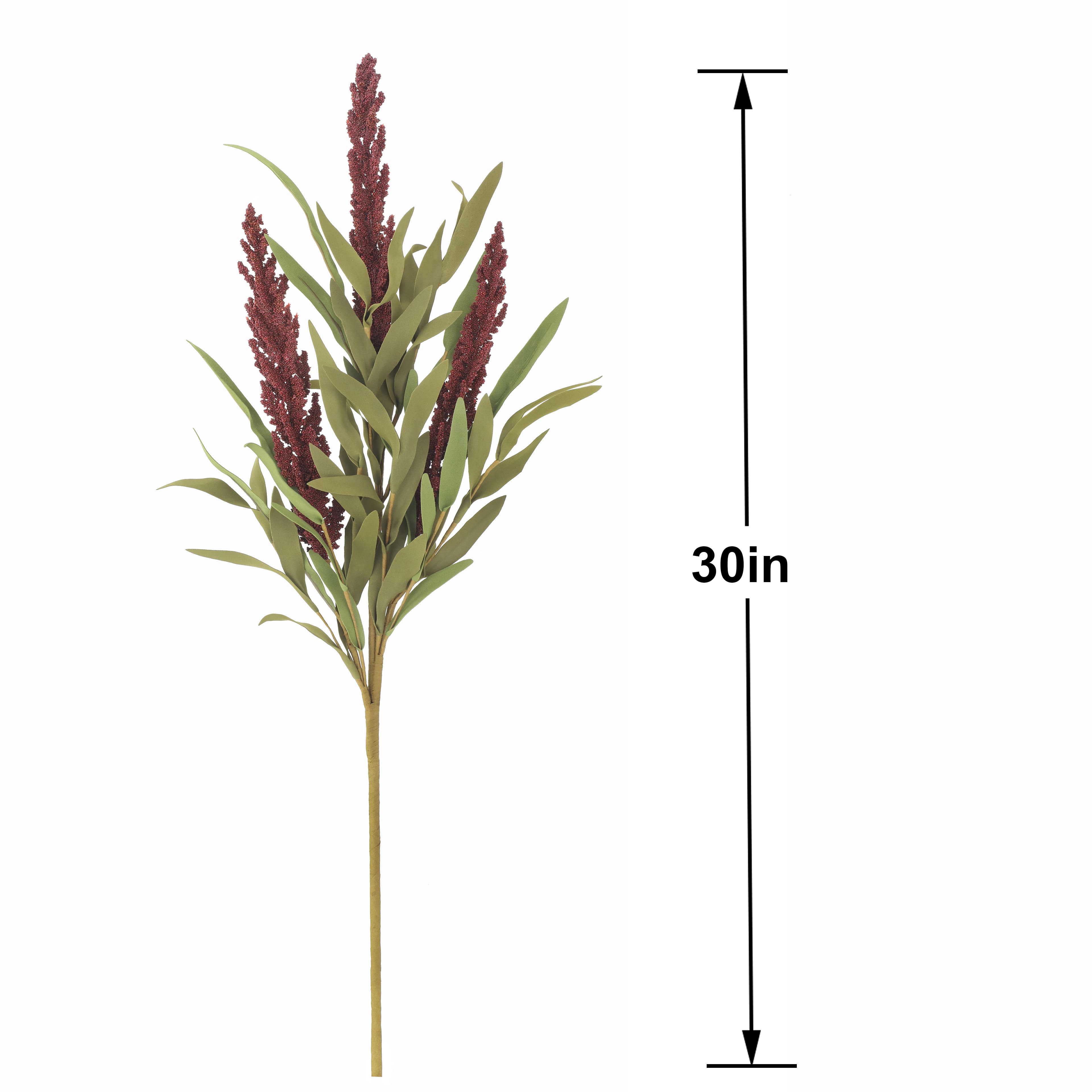 30&#x22; Dark Red Heather Stem by Ashland&#xAE;