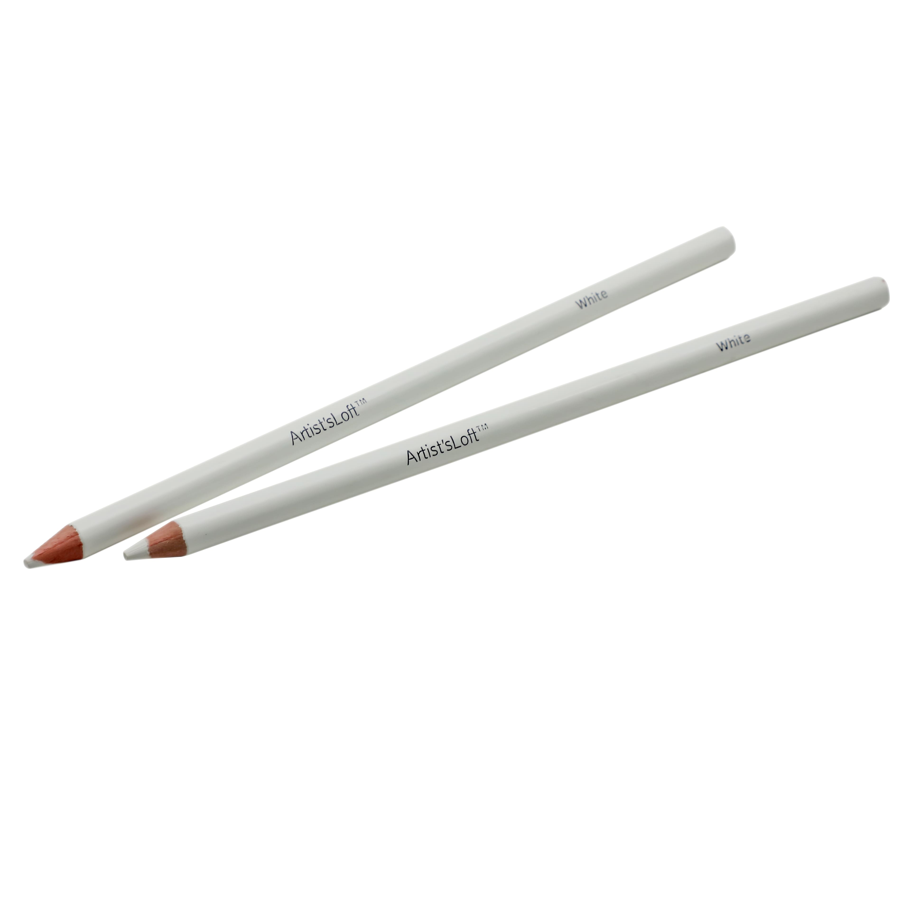 White Charcoal Pencils by Artist's Loft™, 2ct.
