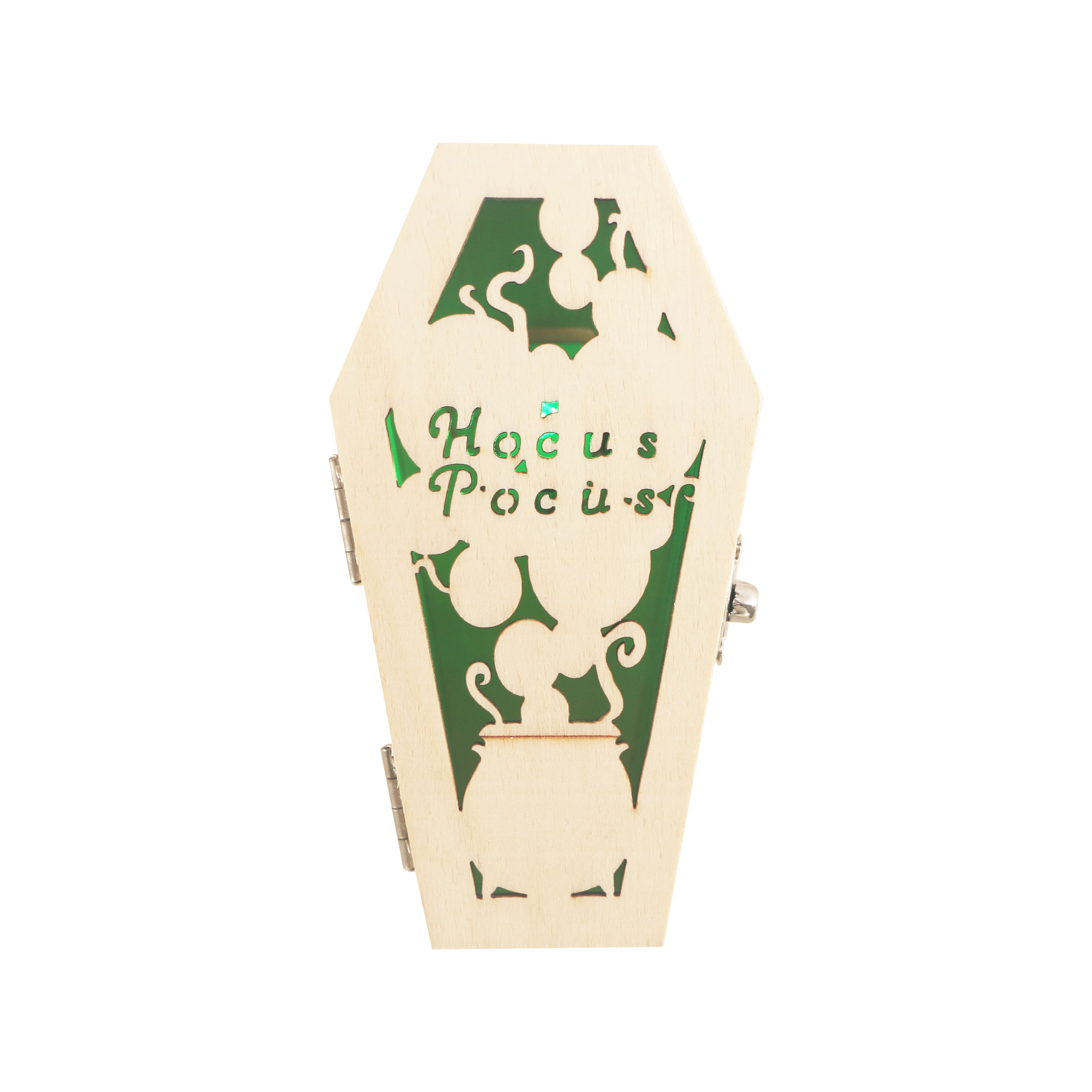 Mini Hocus Pocus Coffin DIY LED Wood D&#xE9;cor by Make Market&#xAE;