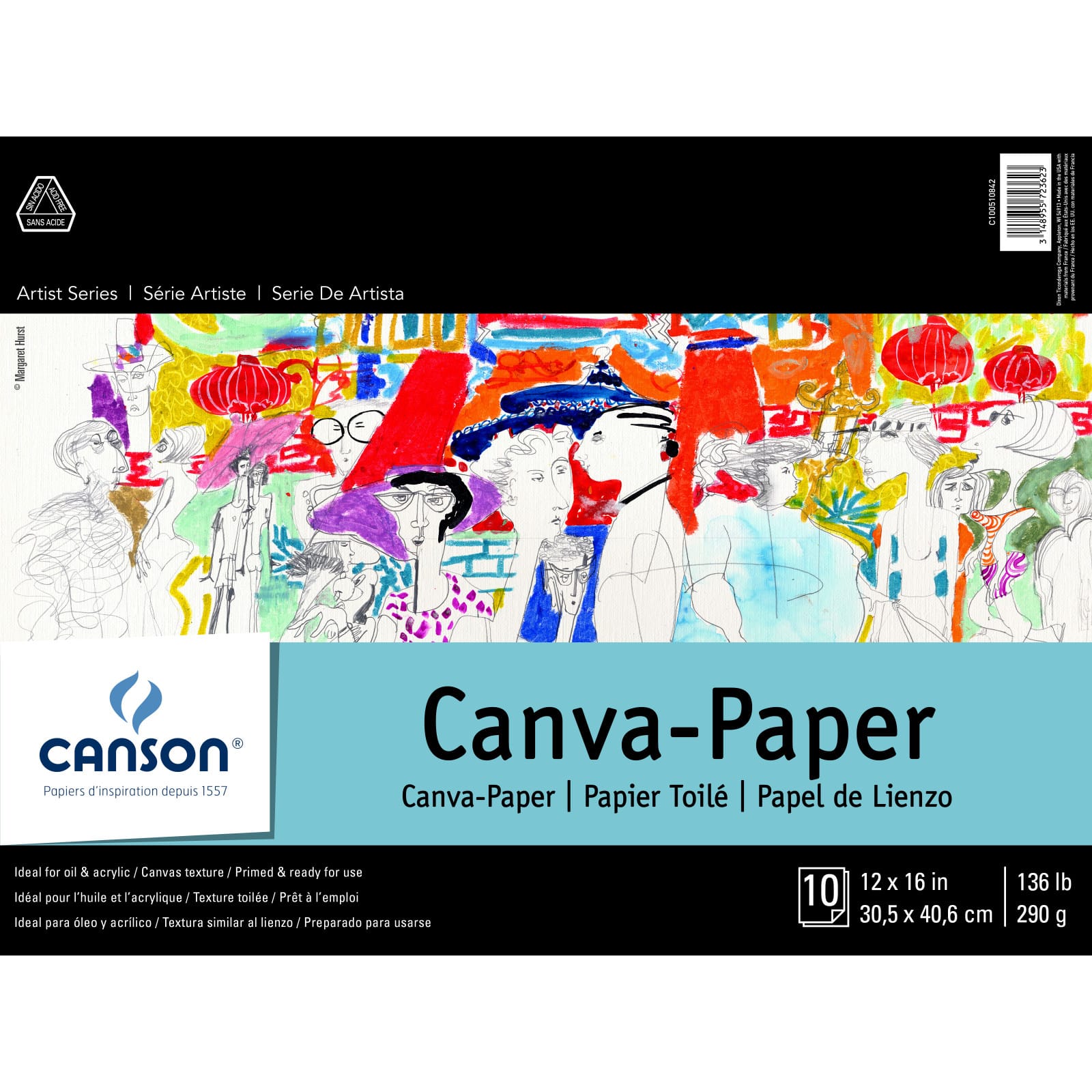 Canson&#xAE; Artist Series Canva-Paper Pad
