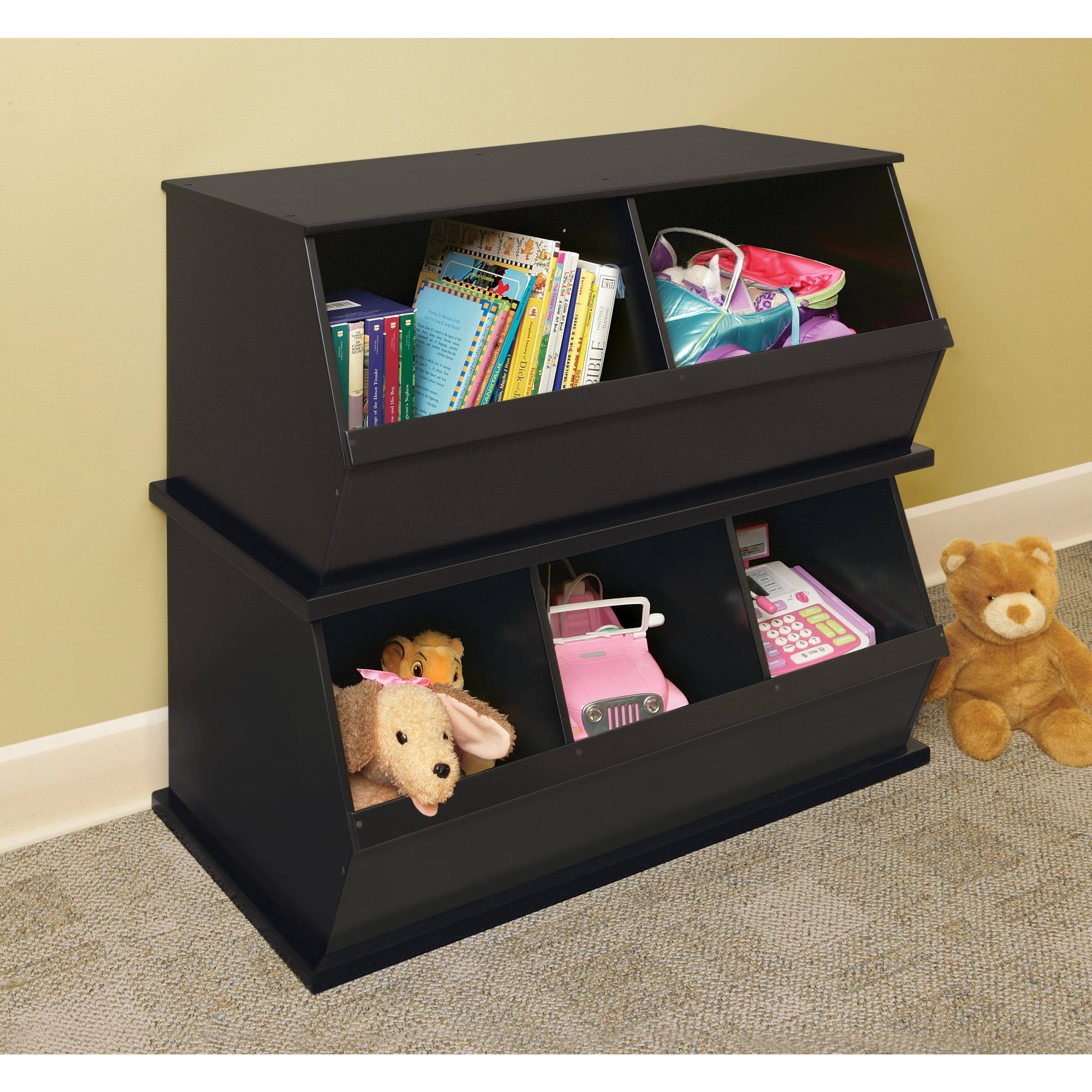 Badger Basket 3 Bin Stackable Storage Cubby