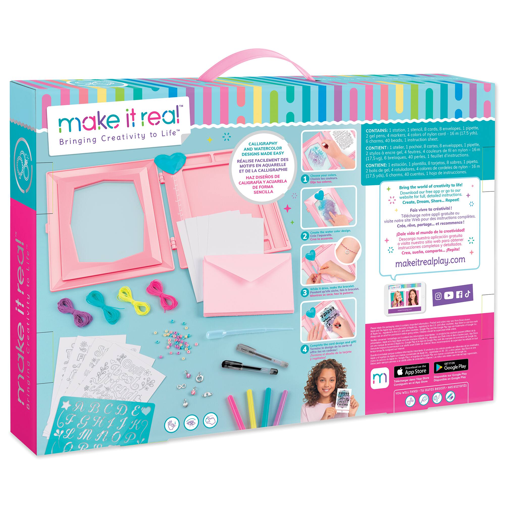 Make It Real DIY Jewelry &#x26; Art Gift Station Activity Kit