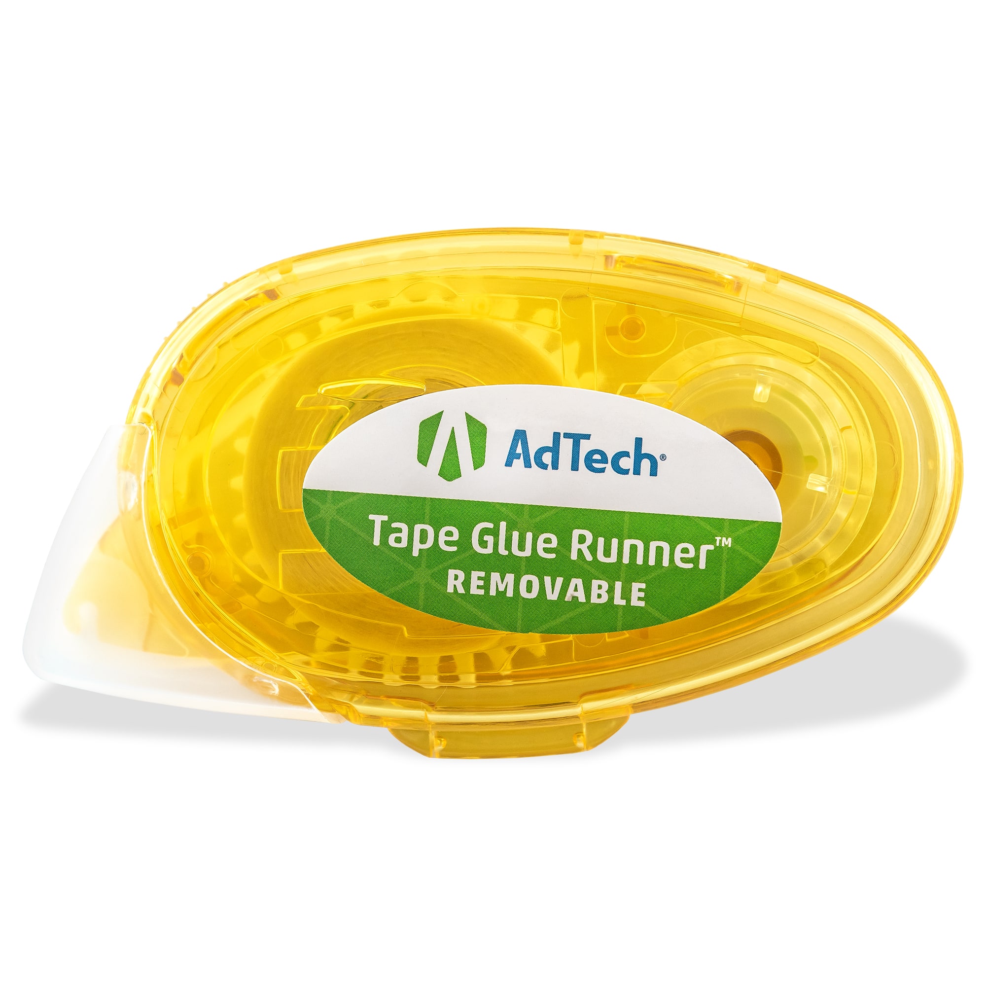 Adtech Crafter's Tape Removable Glue Runner.31X315 for Tape Runner  05632,Green,yellow
