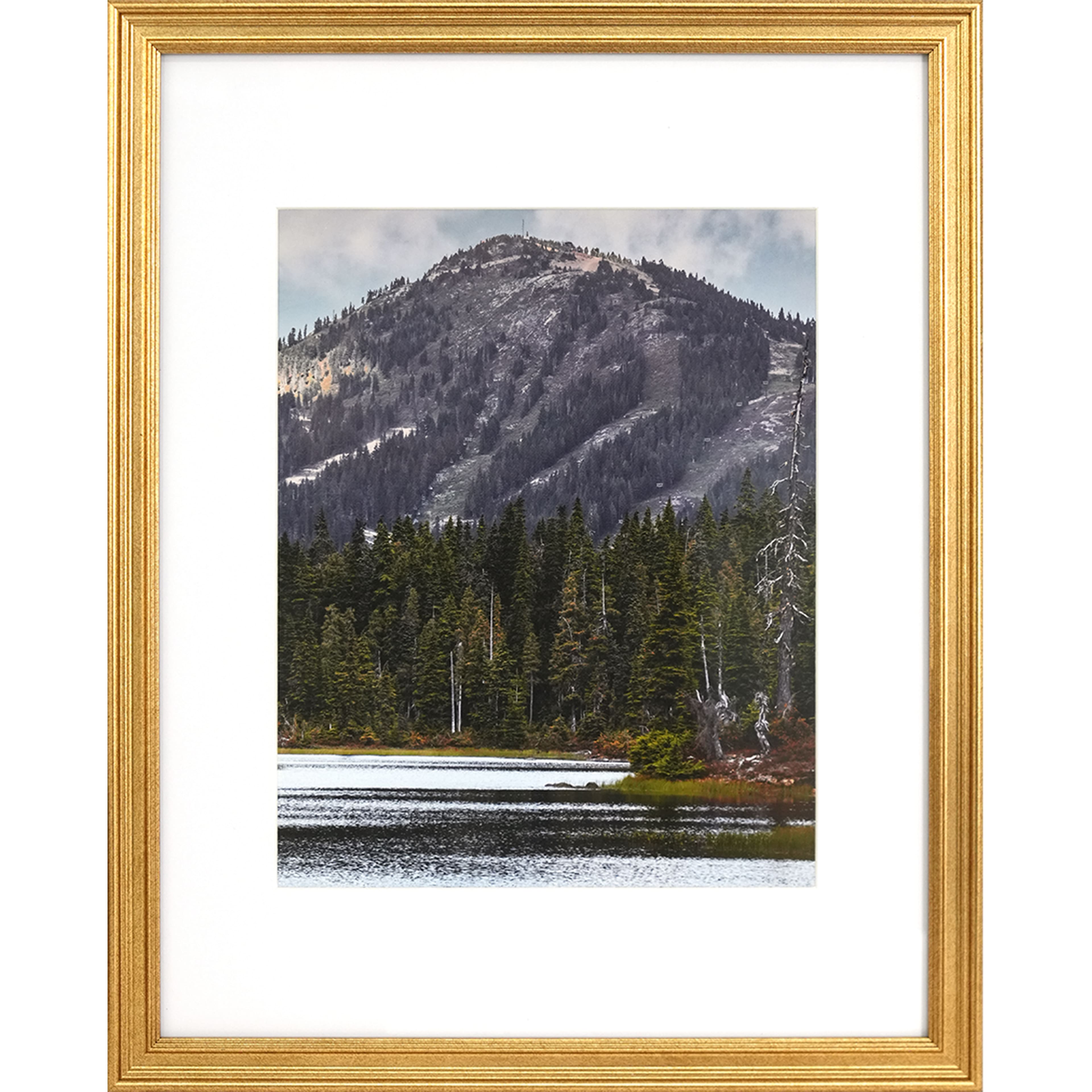 3 Pack Gallery&#x2122; Gold Frame with Mat by Studio D&#xE9;cor&#xAE;