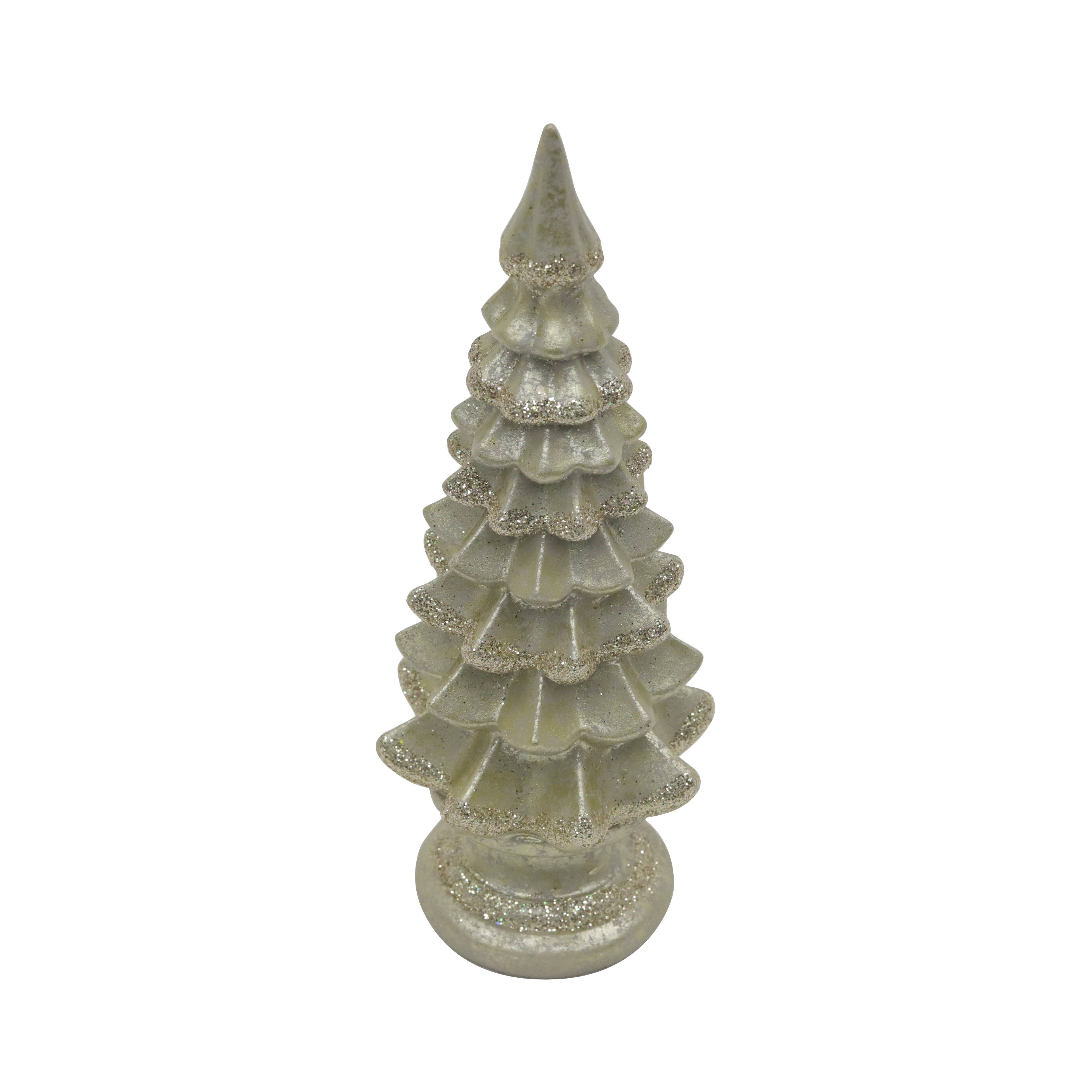 Arbre de No&#xEB;l de table blanc scintillant de 36,8&#xA0;cm d&#x2019;Ashland