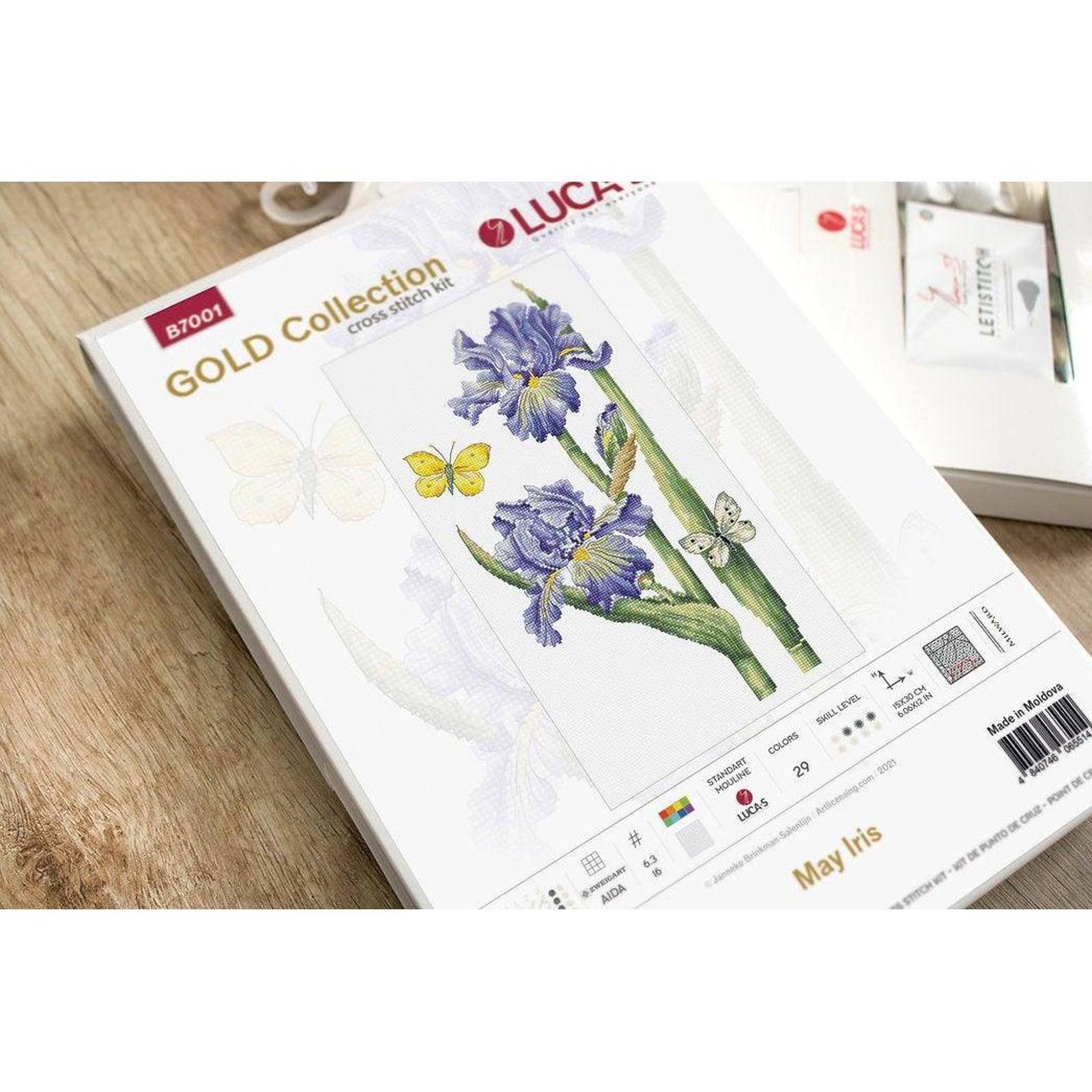 Luca-s May Iris? Counted Cross Stitch Kit