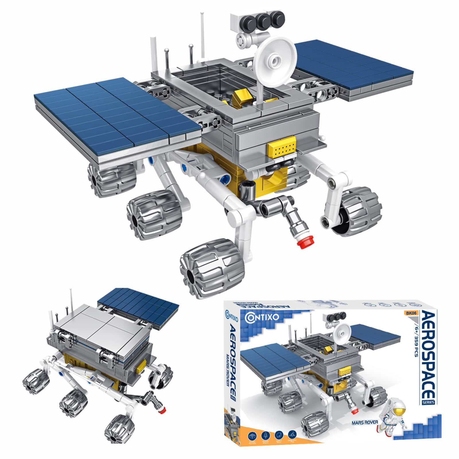 Contixo BK06 Aerospace Series Mars Rover Building Block Set