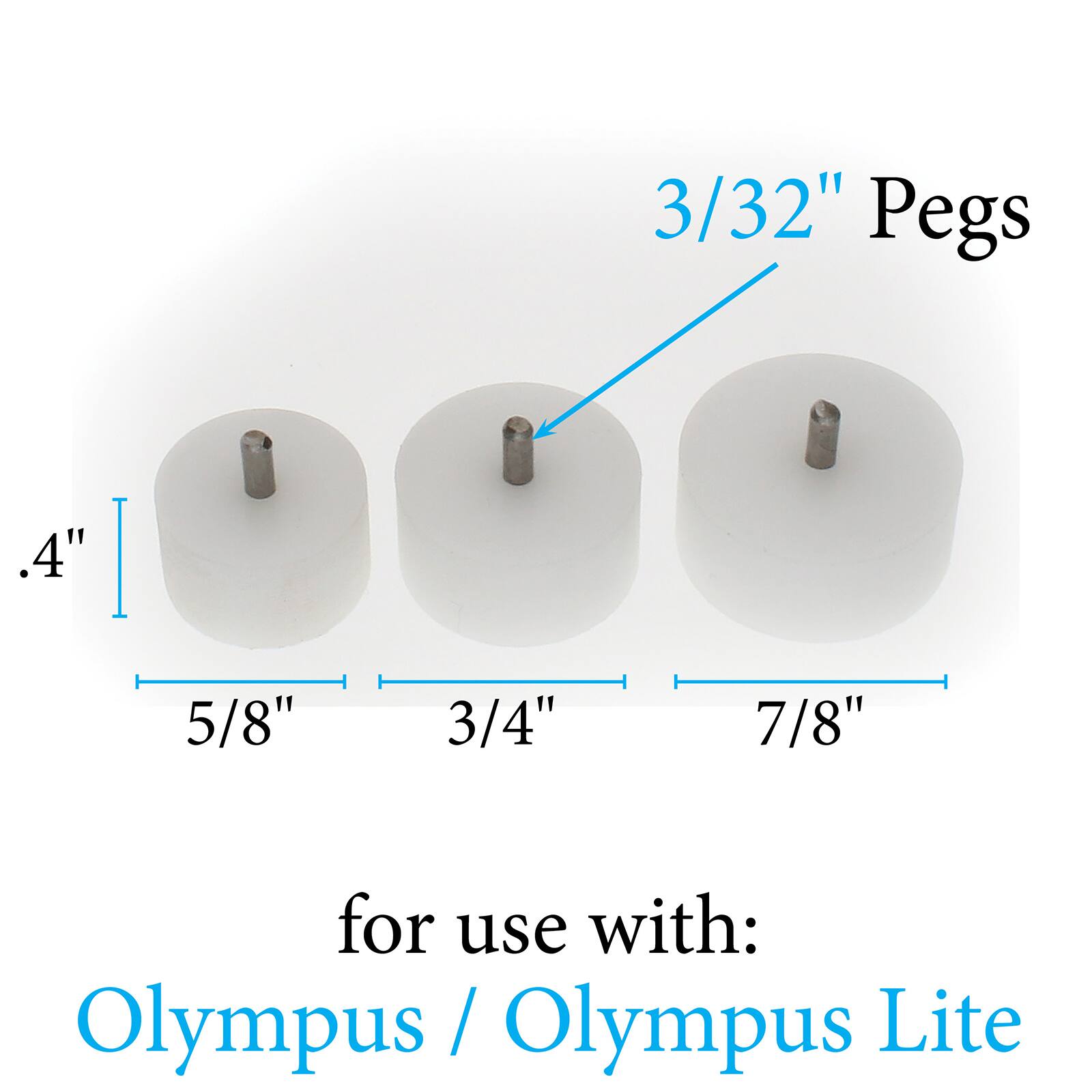 The Beadsmith&#xAE; Wig Jig&#xAE; Olympus &#x26; Olympus Lite Super Pegs, 3ct.