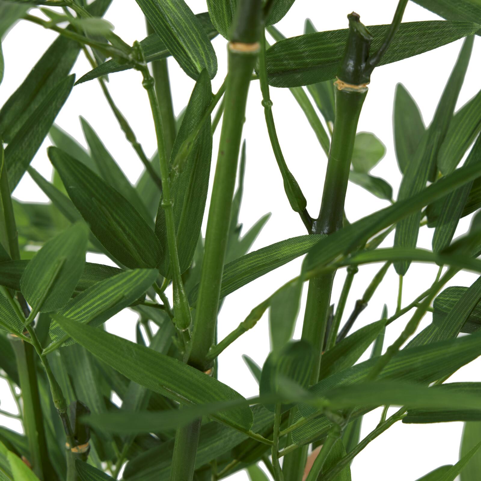 19" Green Foliage Artificial Plant with Black Pot