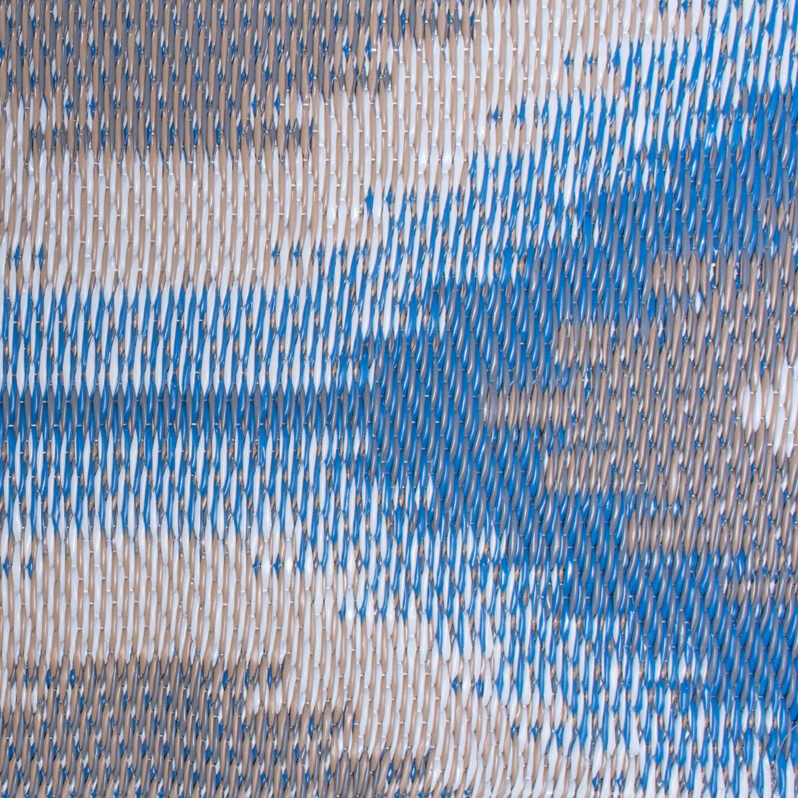 DII&#xAE; Blue Ikat Outdoor Rug, 4ft. x 6ft.
