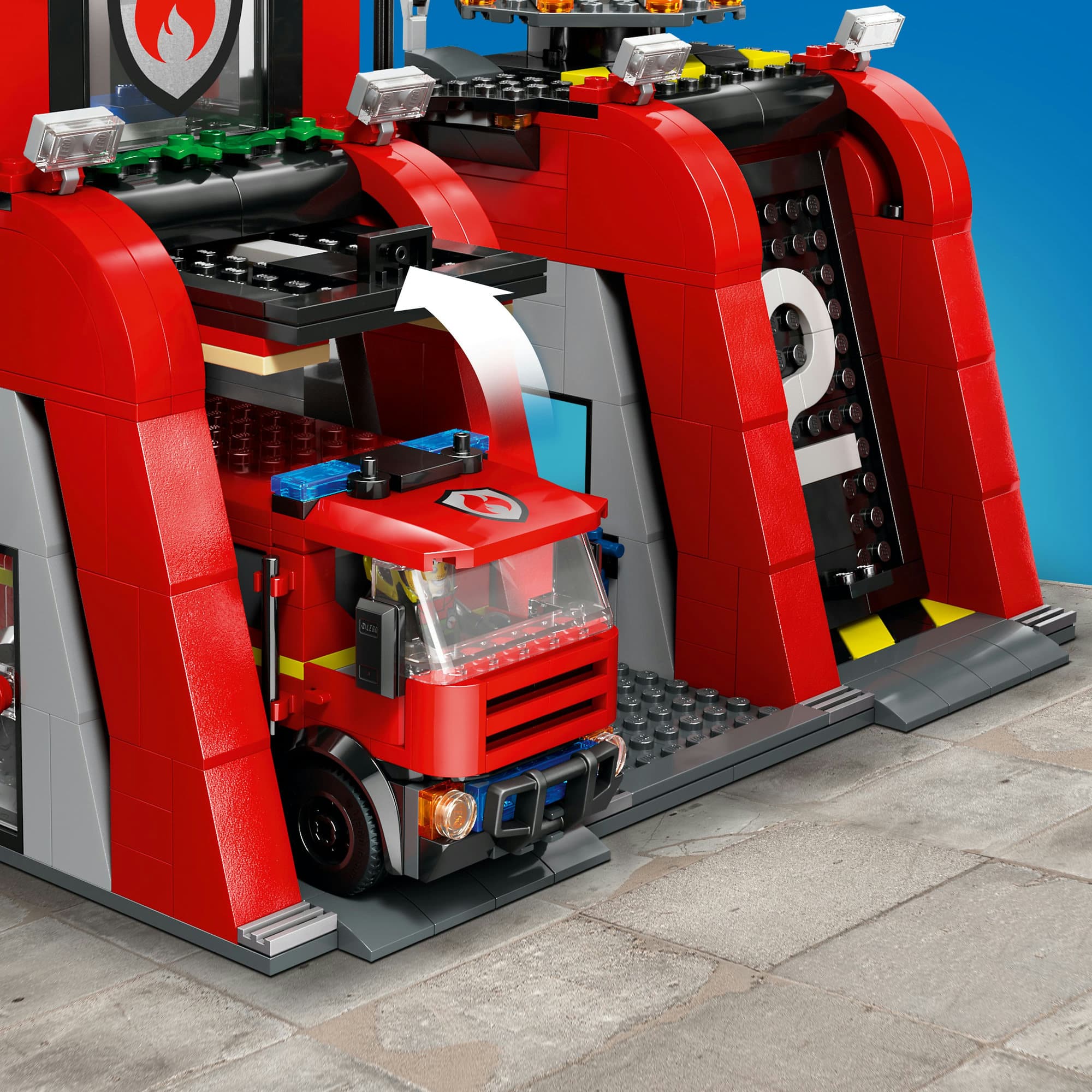 LEGO&#xAE; City Fire Station with Fire Truck Playset 60414