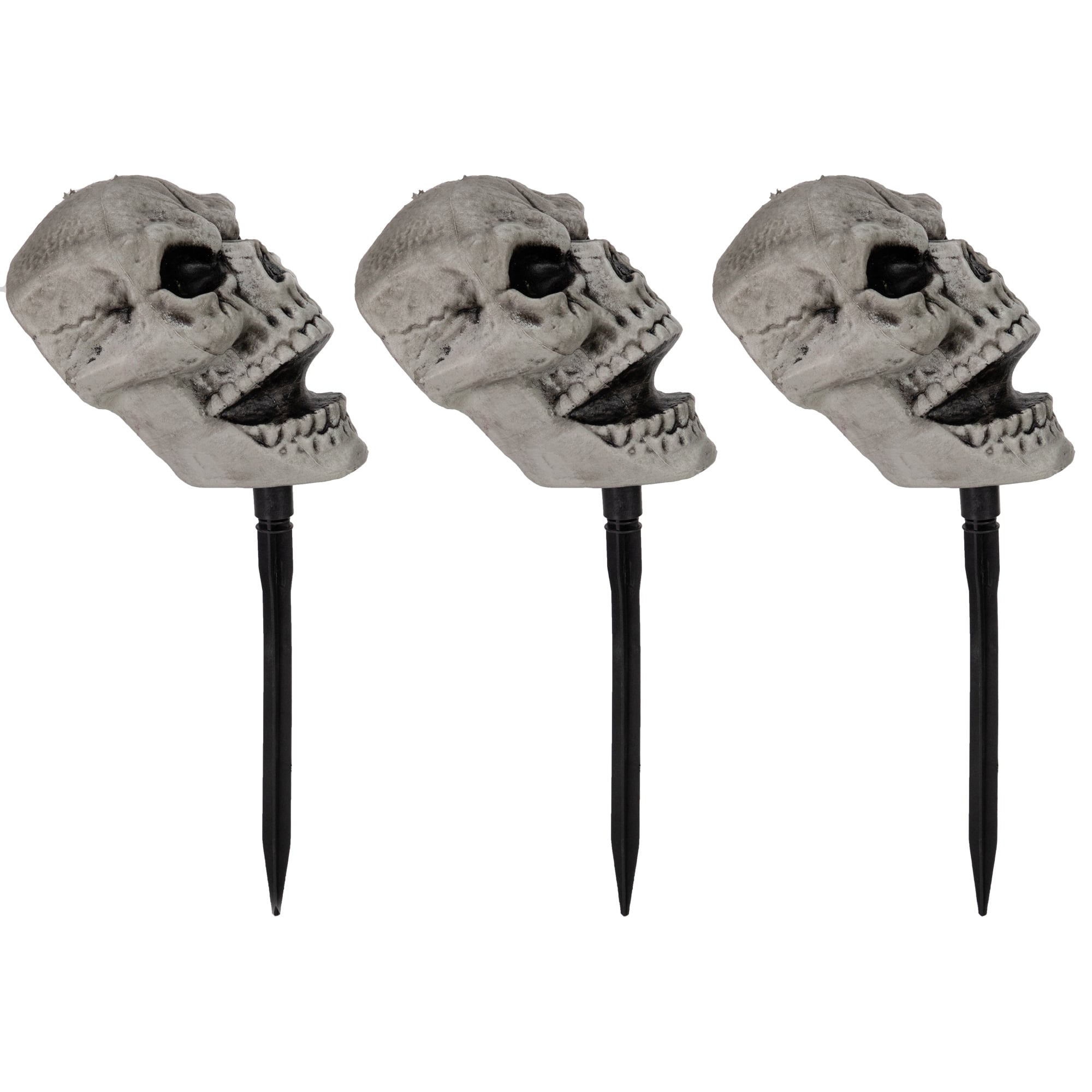 Skull Stakes Outdoor Yard Set