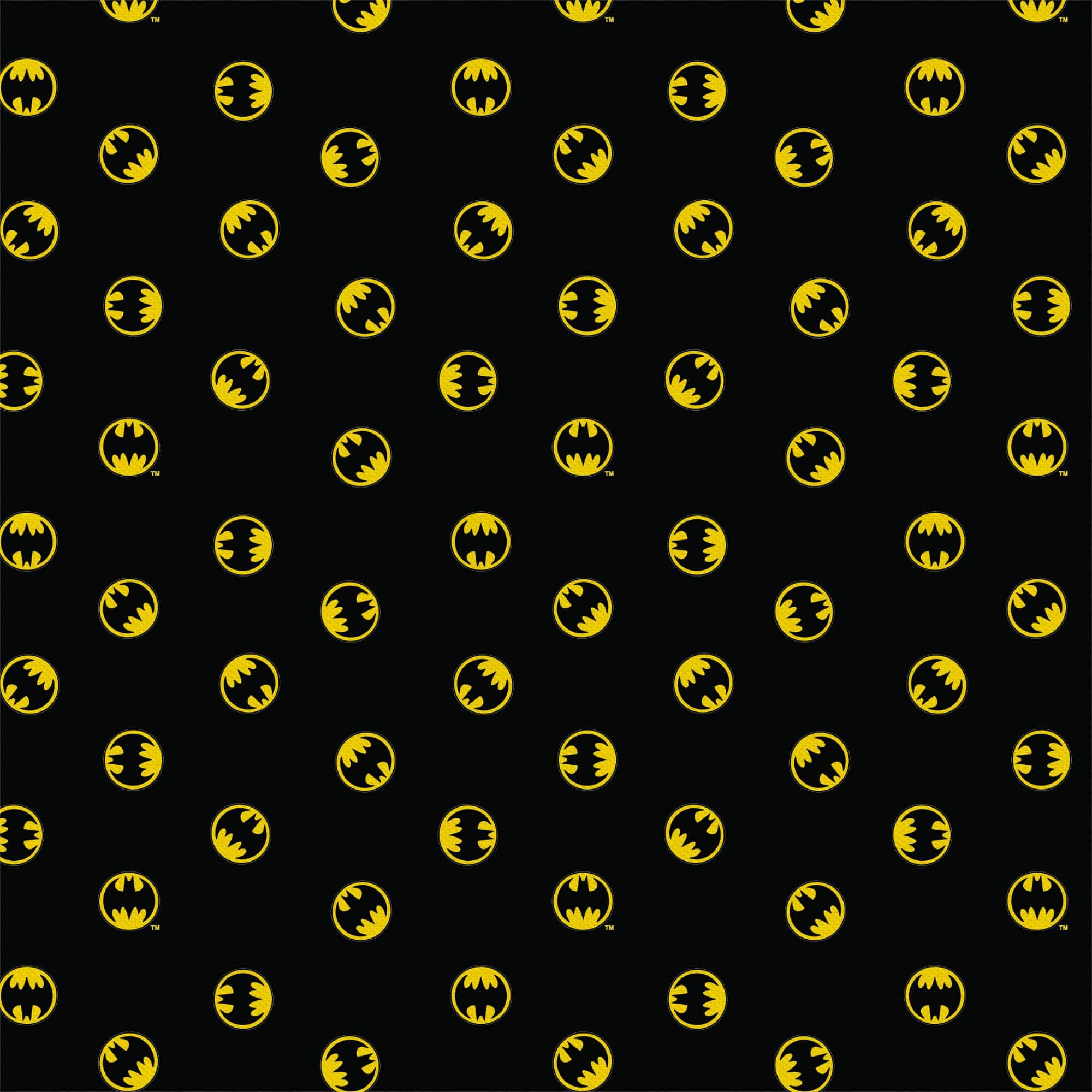 DC Comics Batman Logo Precut Cotton Fabric