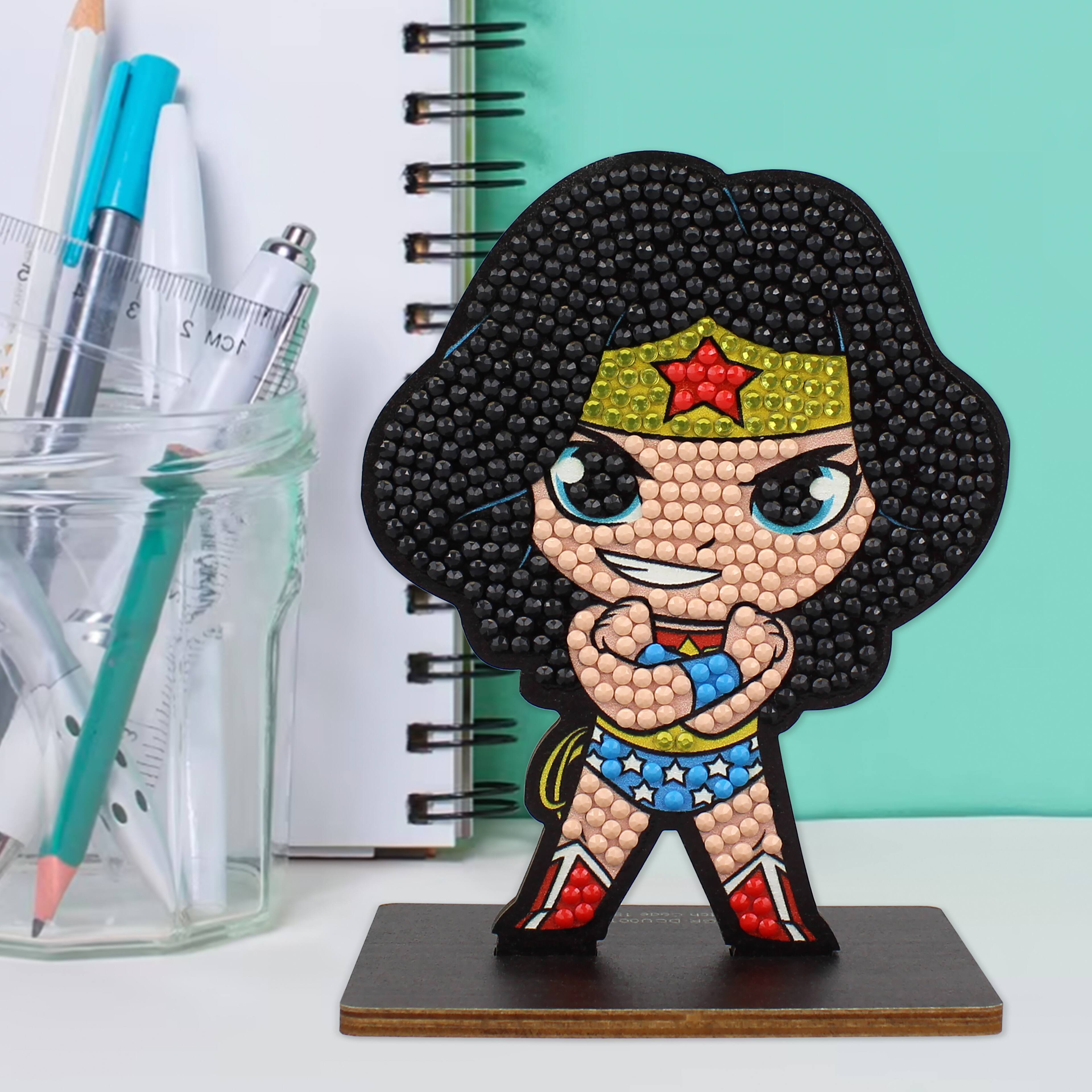 Craft Buddy Crystal Art Buddies Super Friends: Batman and Wonder Woman