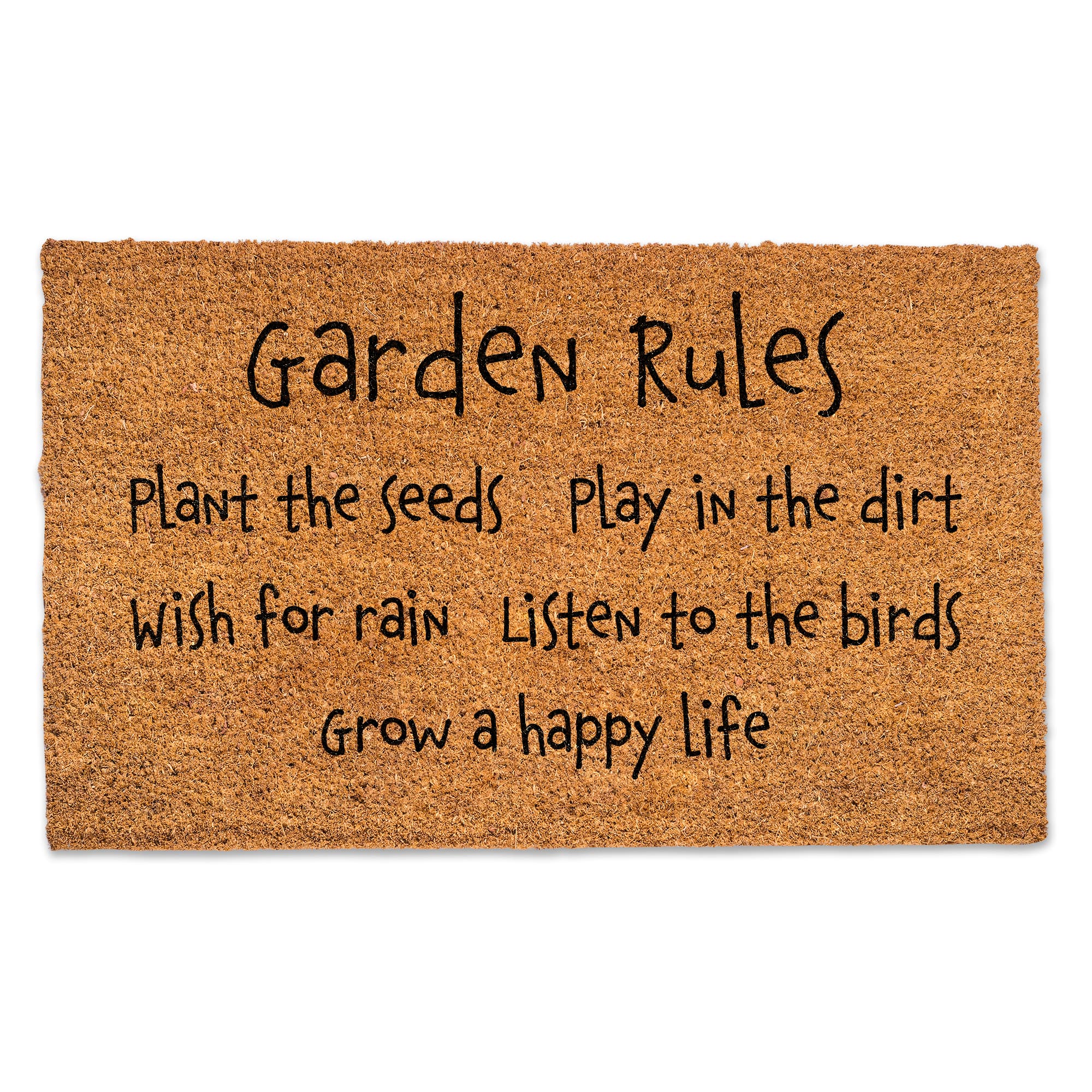 Garden Rules Doormat