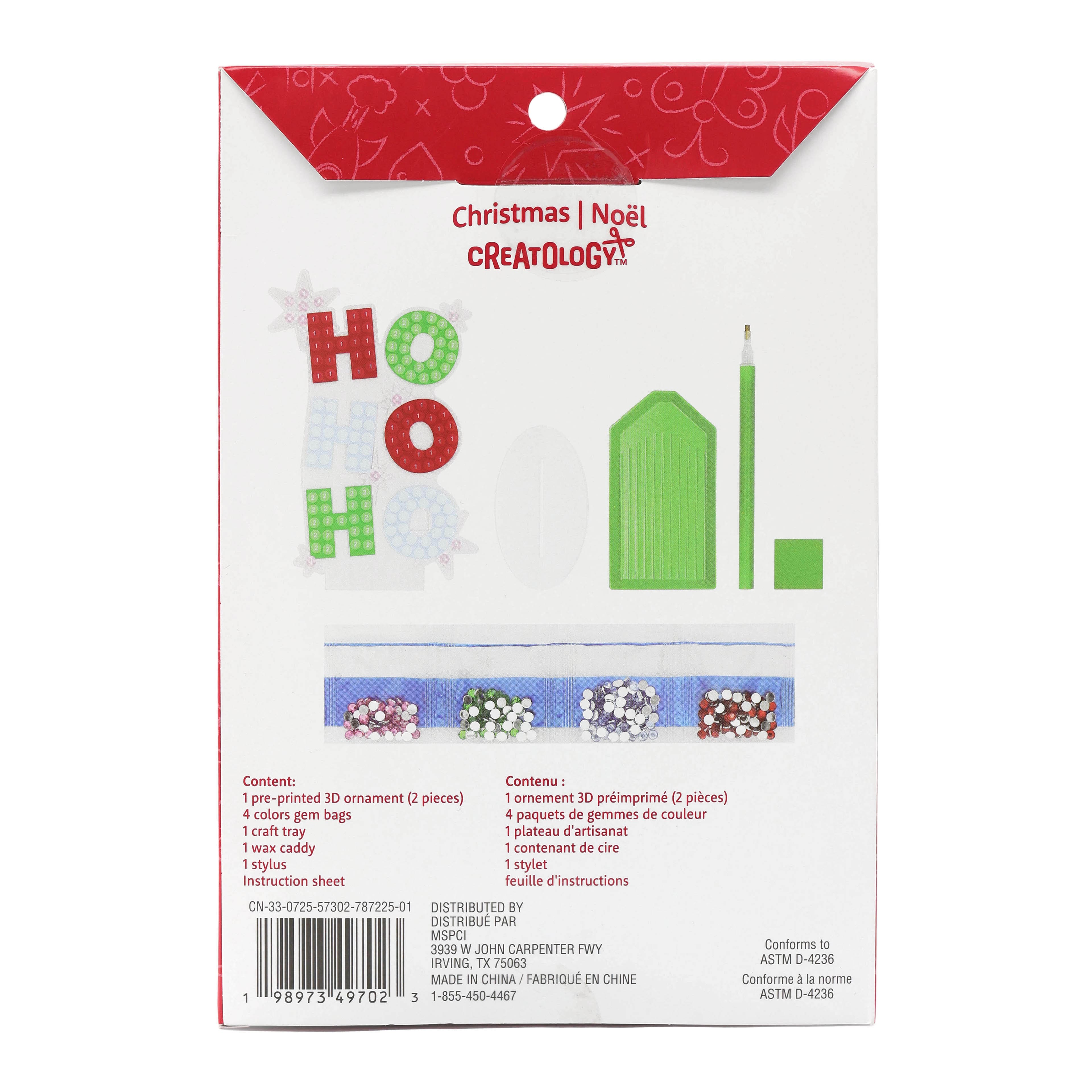 Ho Ho Ho Diamond Art Kit by Creatology&#x2122;