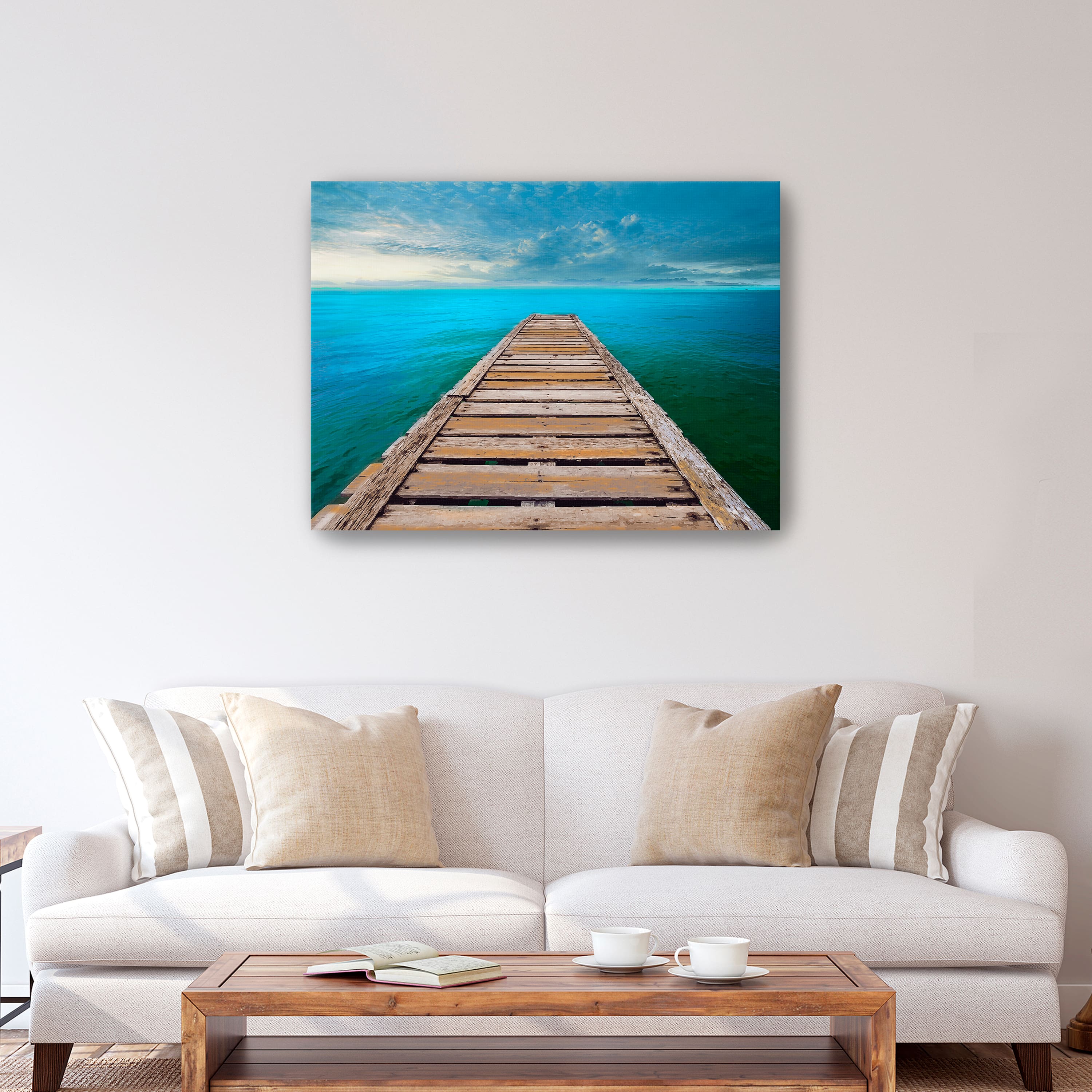 Ocean So blue Canvas Giclee