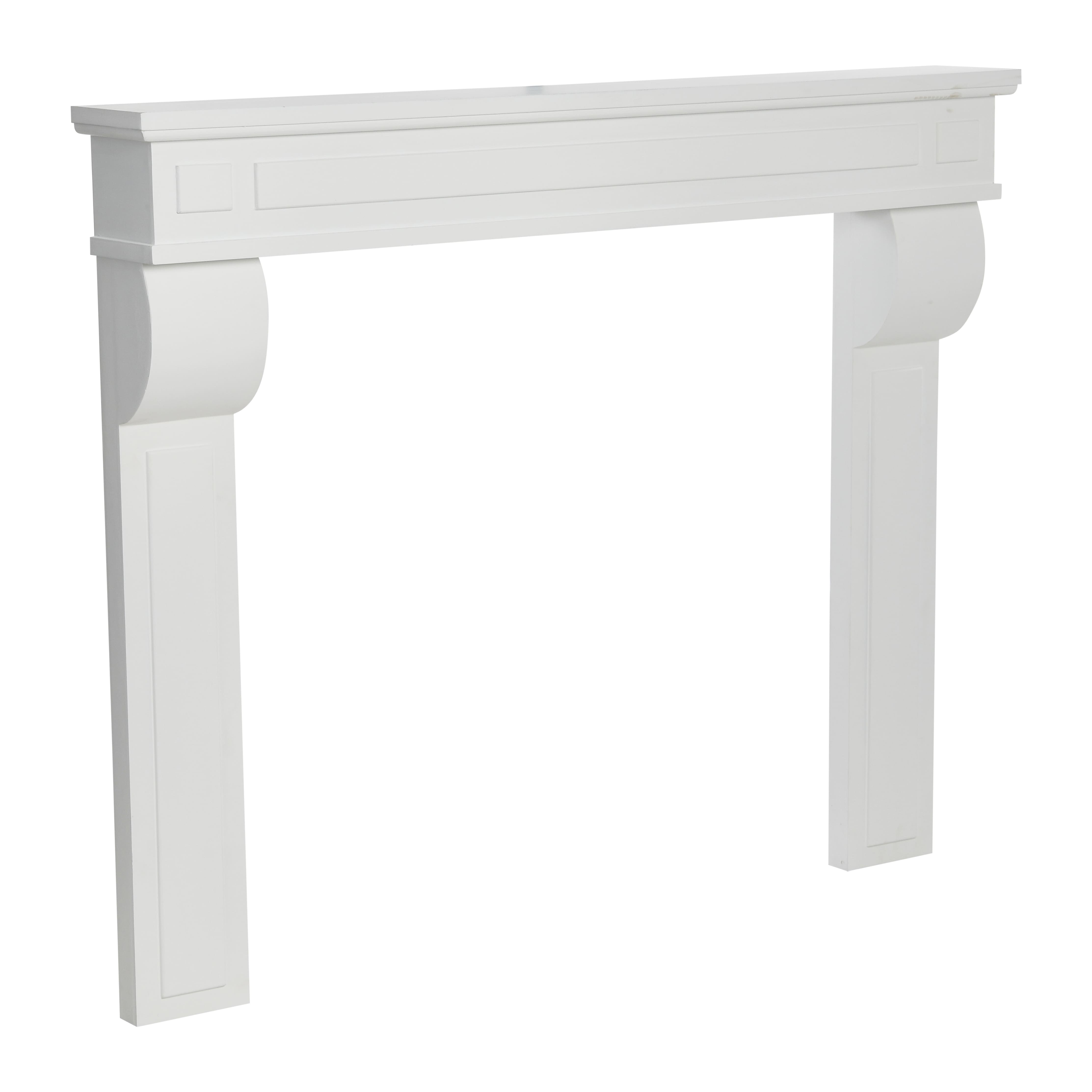 Hello Honey® 5ft. Decorative Lodge Fireplace Mantel