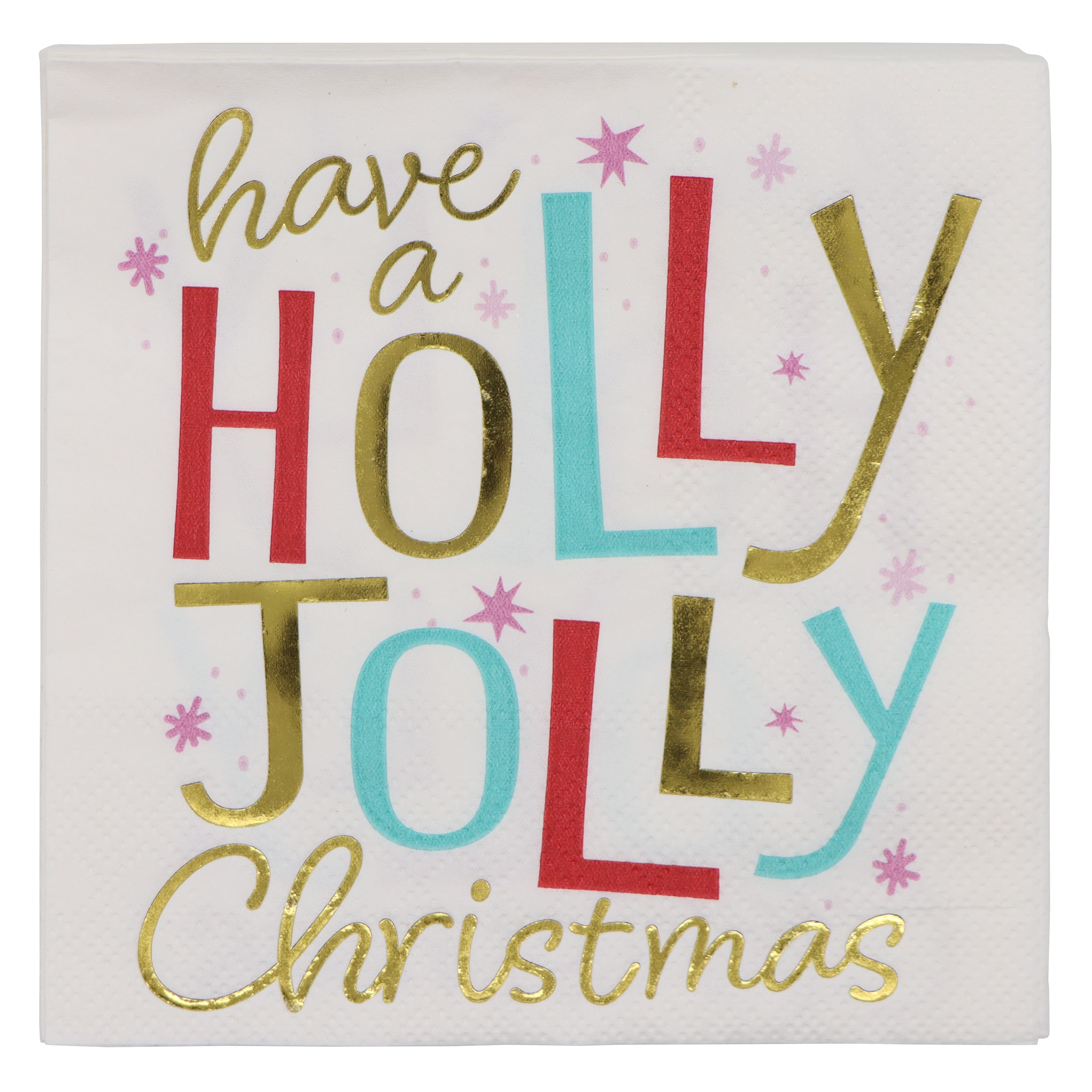 Assorted Holiday Paper Beverage Napkins by Celebrate It&#x2122;, 20pc.