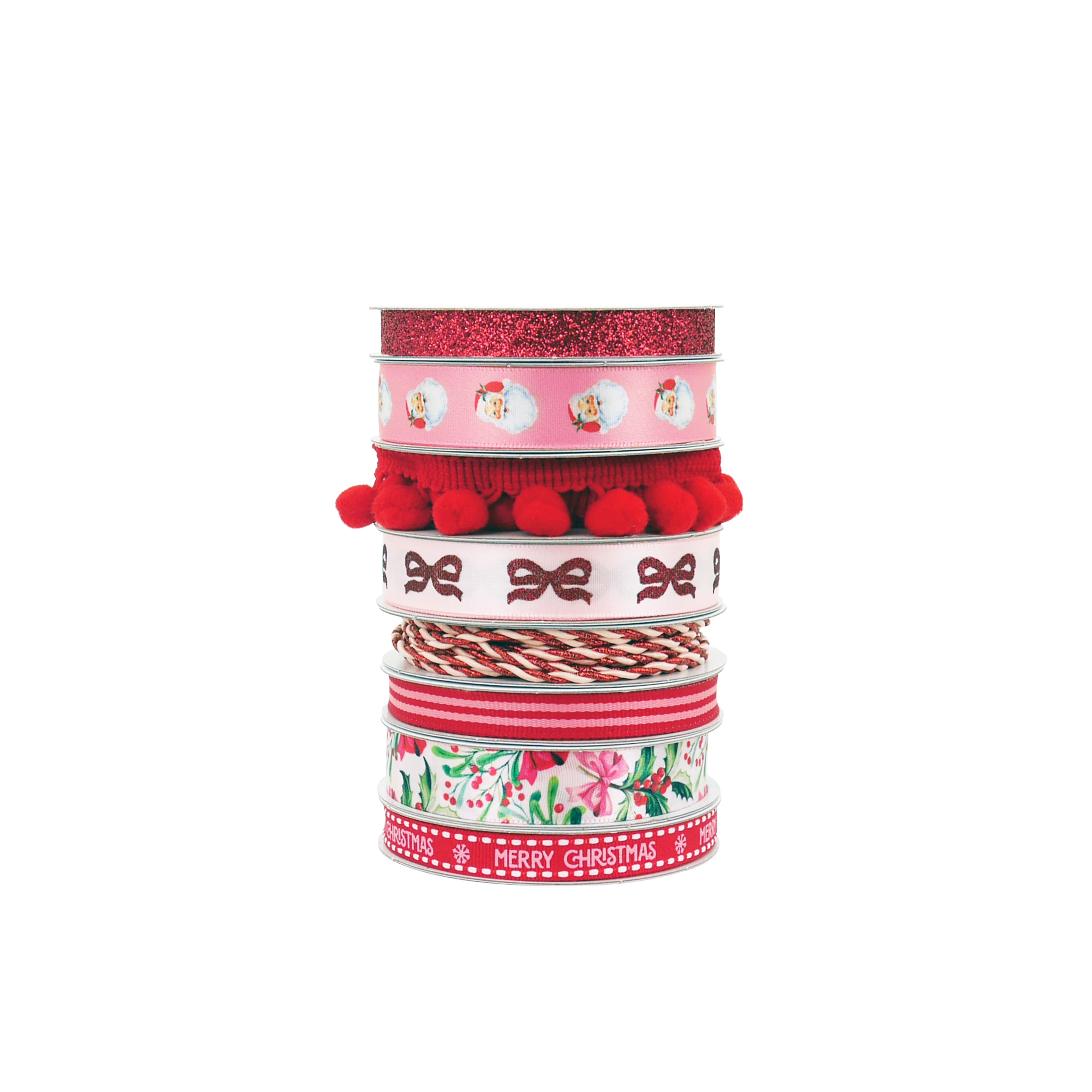 Holly Jolly Christmas Value Pack Ribbon by Celebrate It&#xAE;