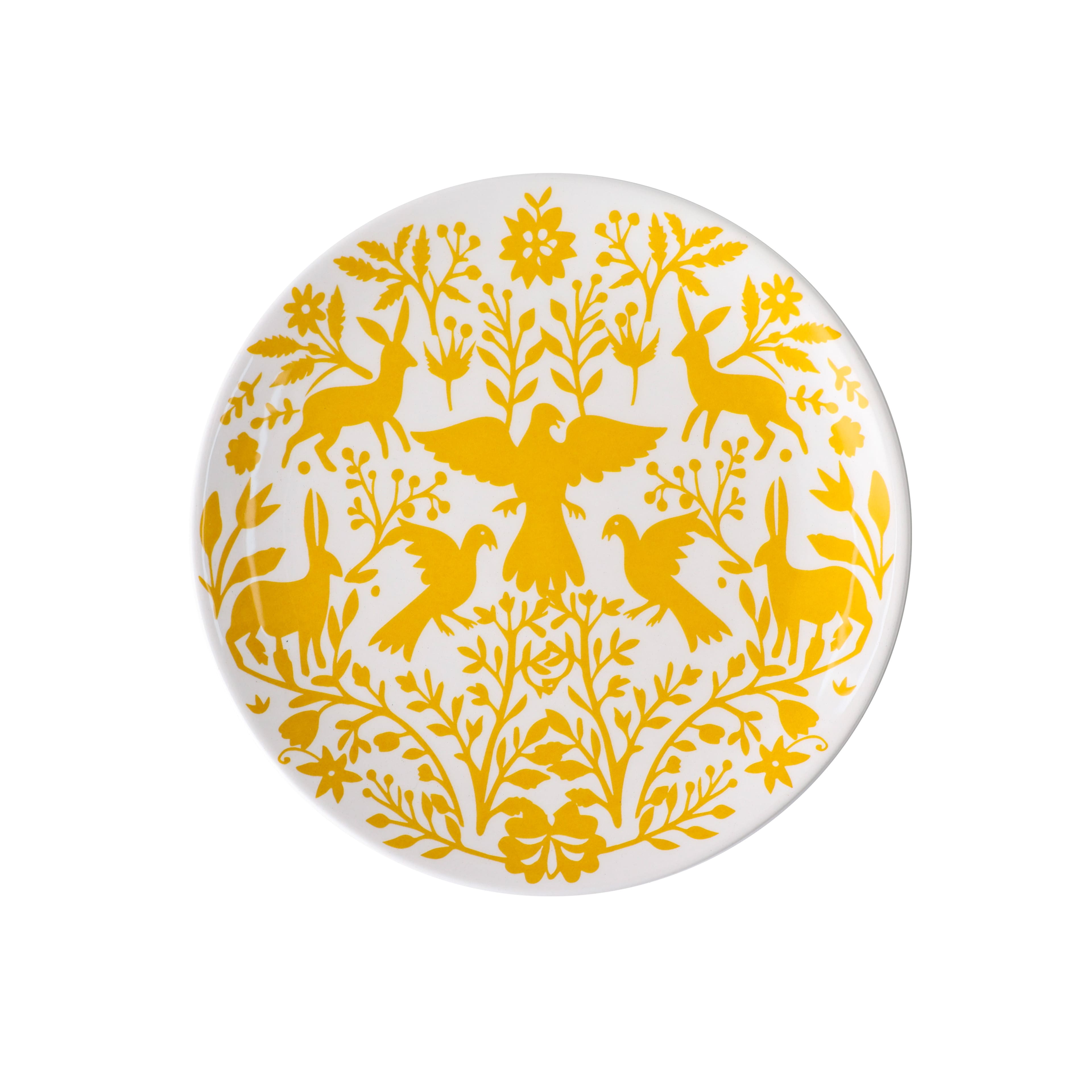 7" Yellow Ceramic Plate by Ashland®