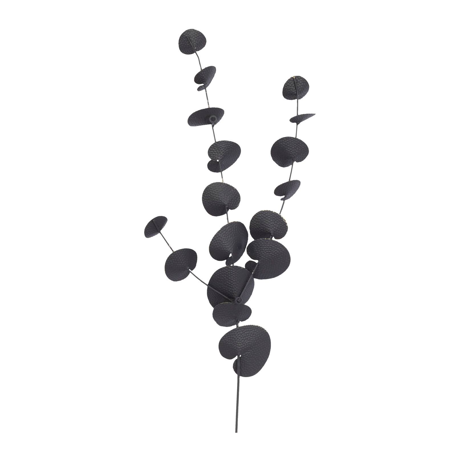36&#x22; Black Metal Contemporary Wall D&#xE9;cor