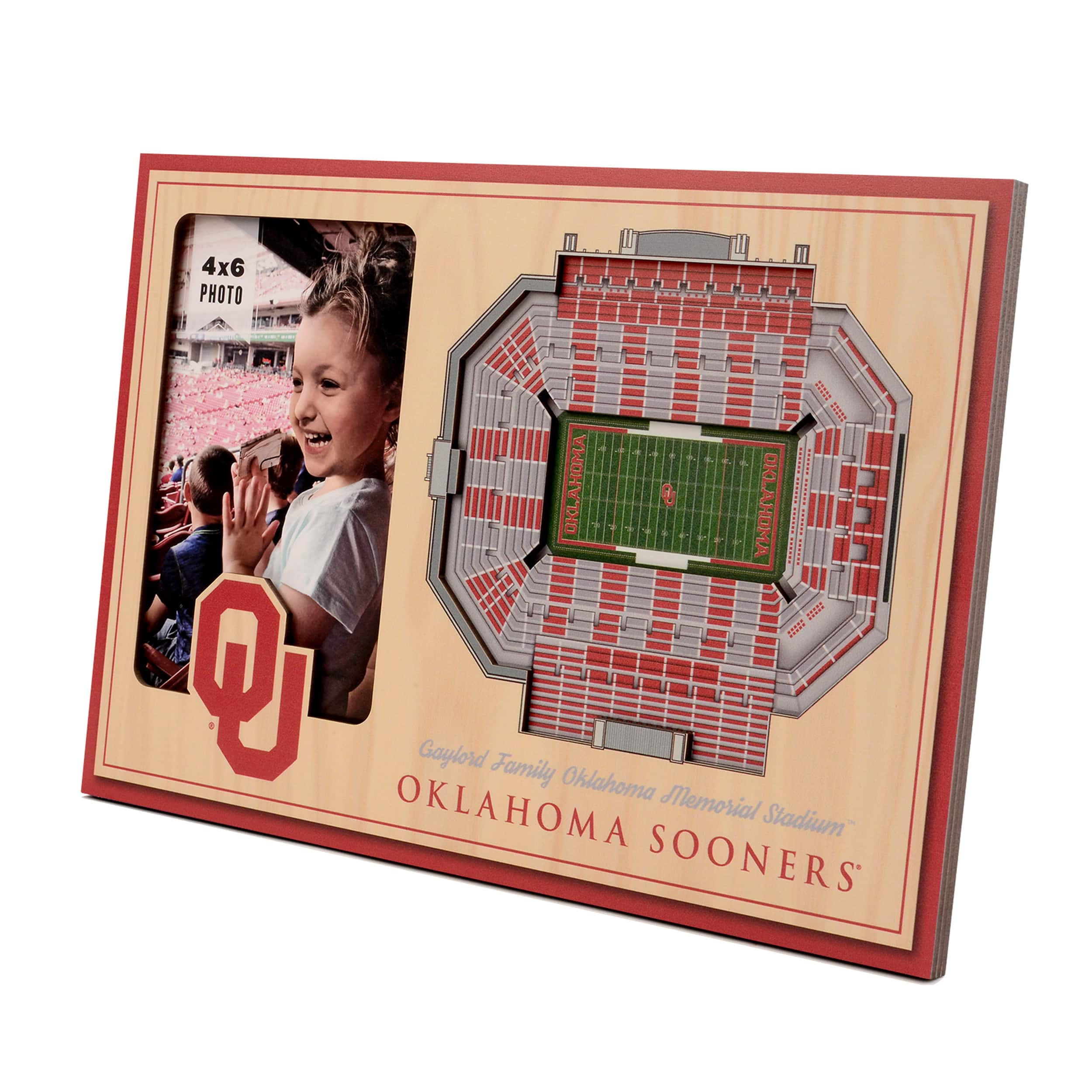 College Football 3D StadiumViews Picture Frame By Youthefan in Oklahoma Sooners | 12" x 8" x 0.375" | Michaels®